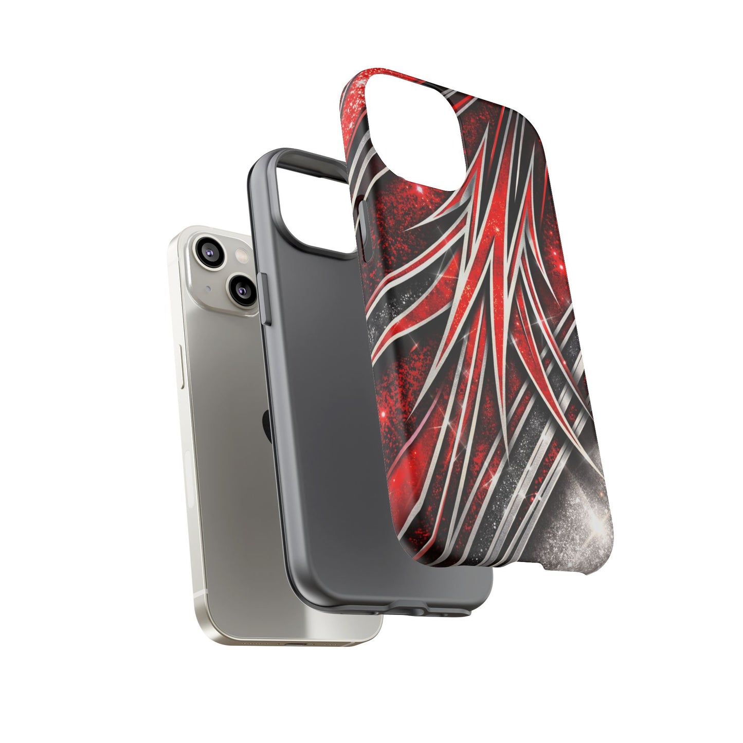 Mini Truck Inspired Pinstripe Graphic Heavy Duty Phone Case