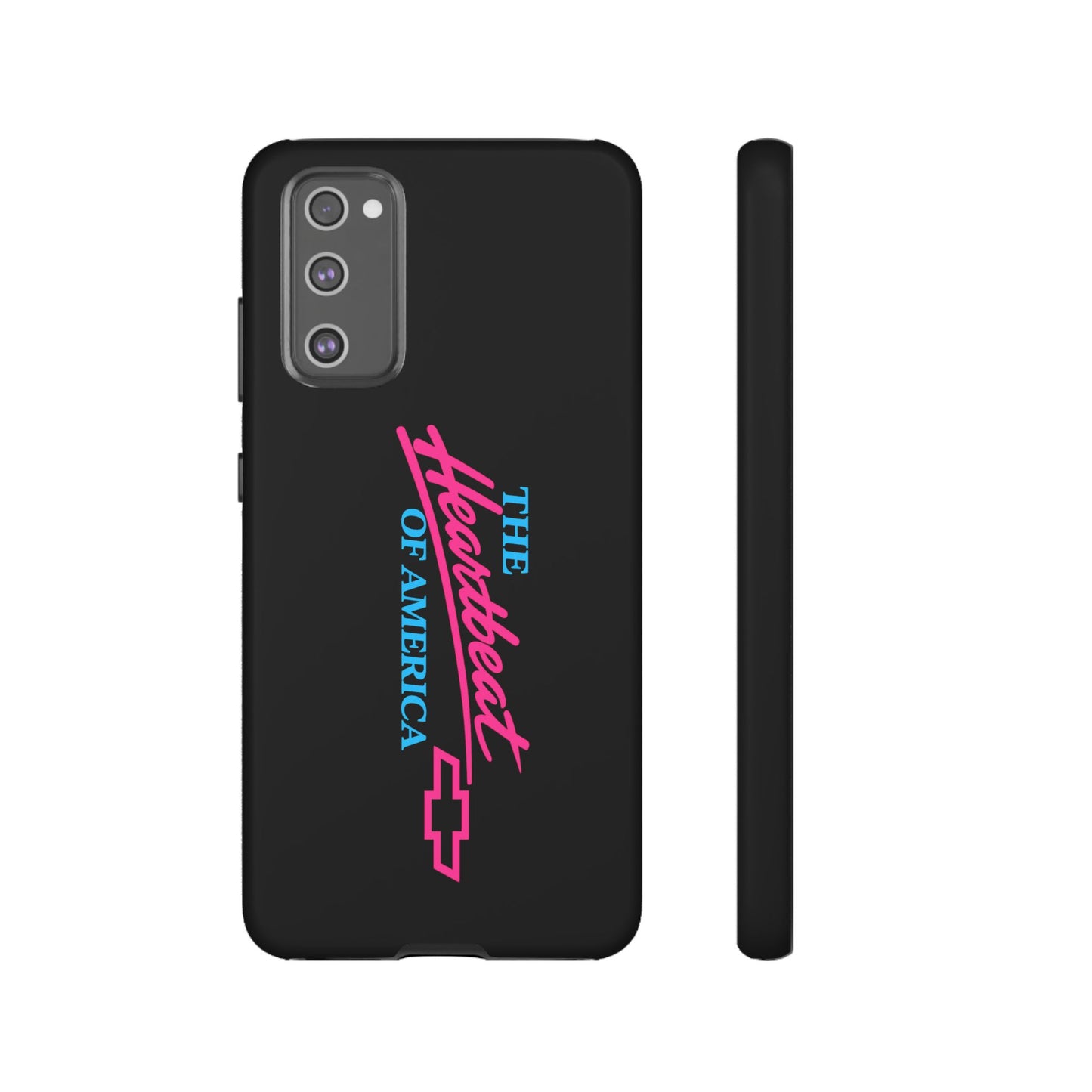 Phone Case — “The Heartbeat of America” Retro Chevy Logo, Slim Protective Cover
