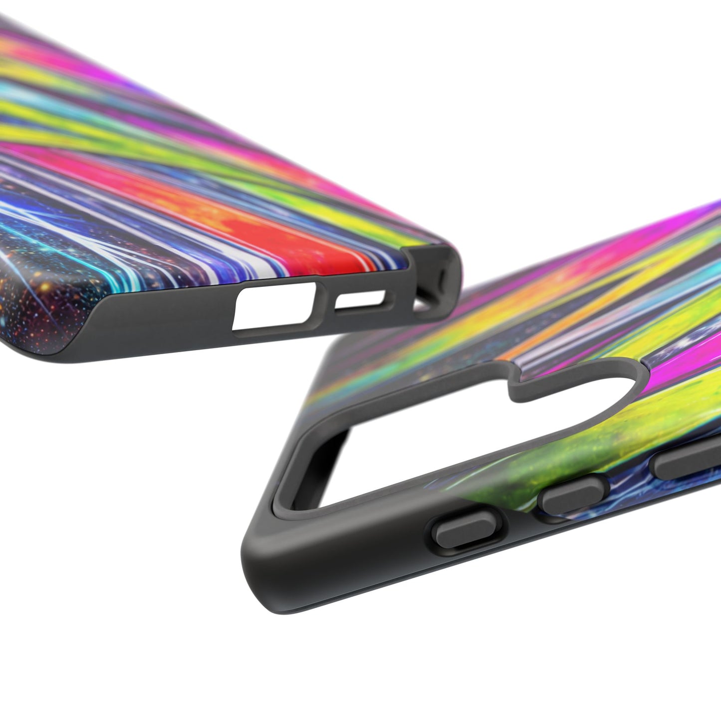 Neon Graffiti Phone Case | Tough Case, Vivid Abstract Street Art