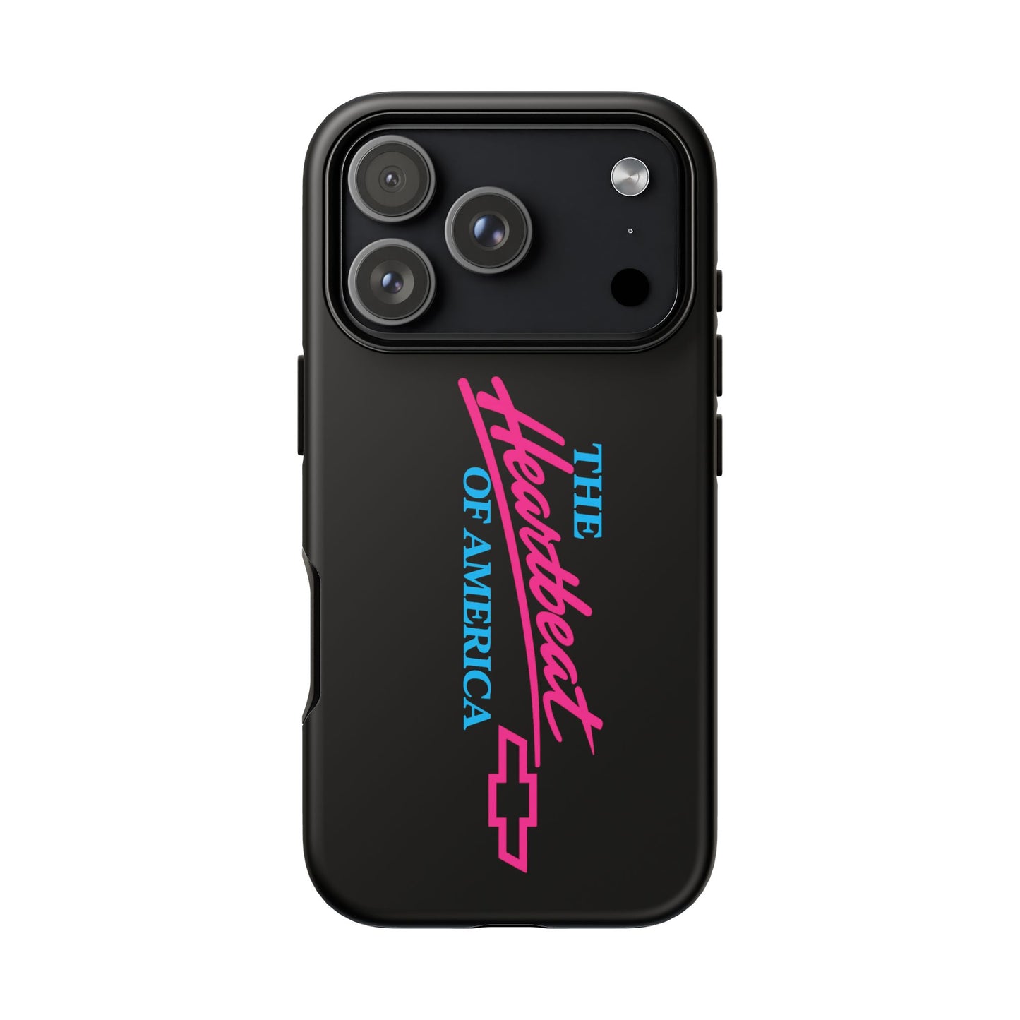 Phone Case — “The Heartbeat of America” Retro Chevy Logo, Slim Protective Cover
