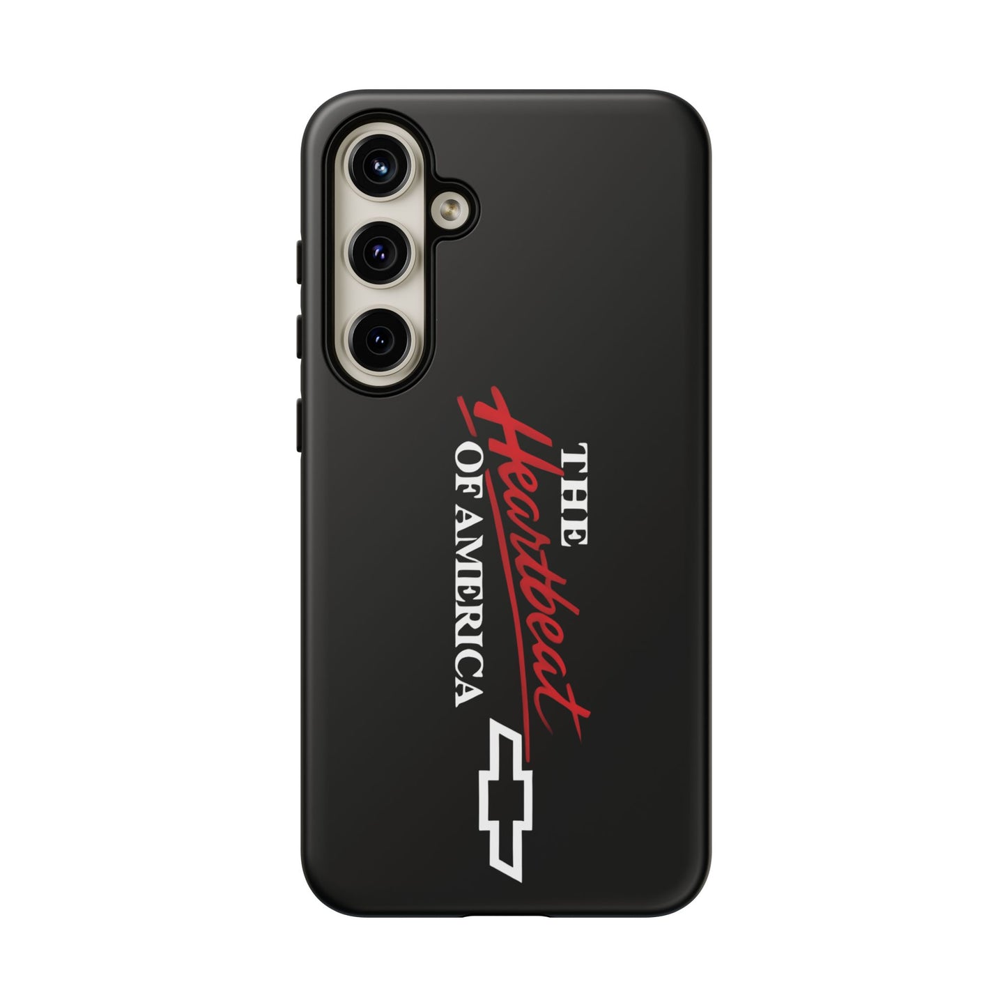 Chevy Phone Case, Tough Cases for Car Lovers, Vintage Style Cover, Heartbeat