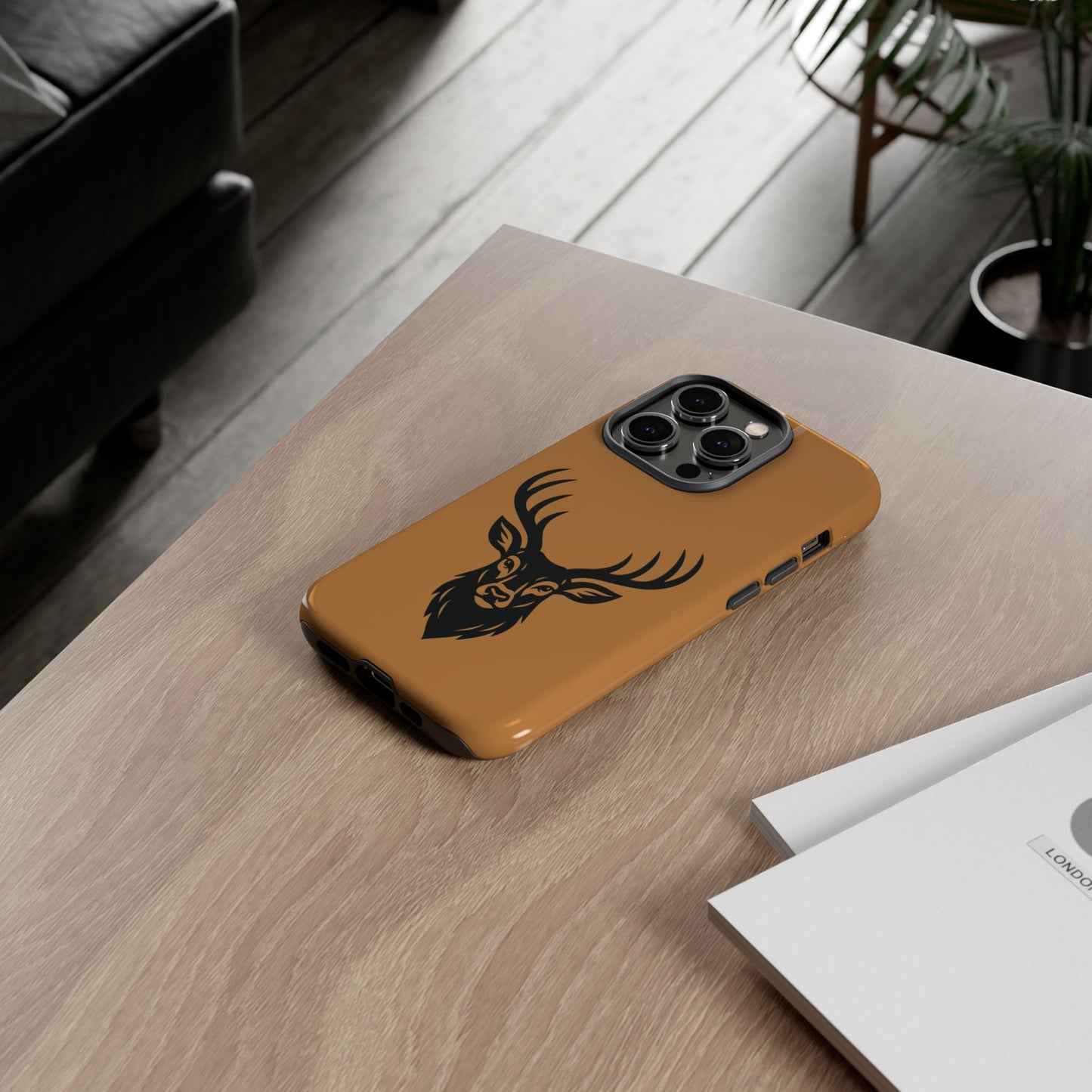 Phone Cases, Deer Buck with Antlers Wildlife Nature Design, Animal Lover Gift,