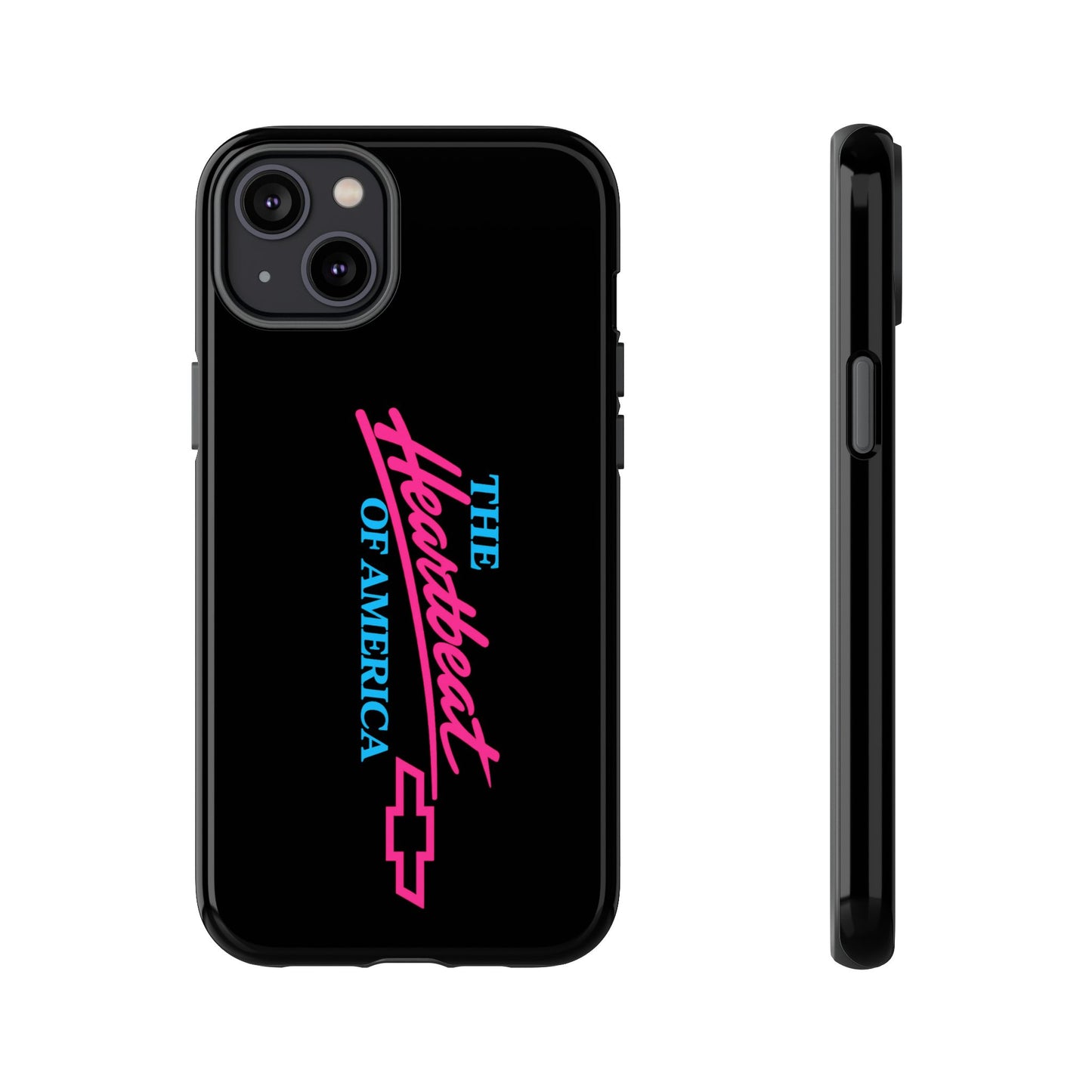Phone Case — “The Heartbeat of America” Retro Chevy Logo, Slim Protective Cover