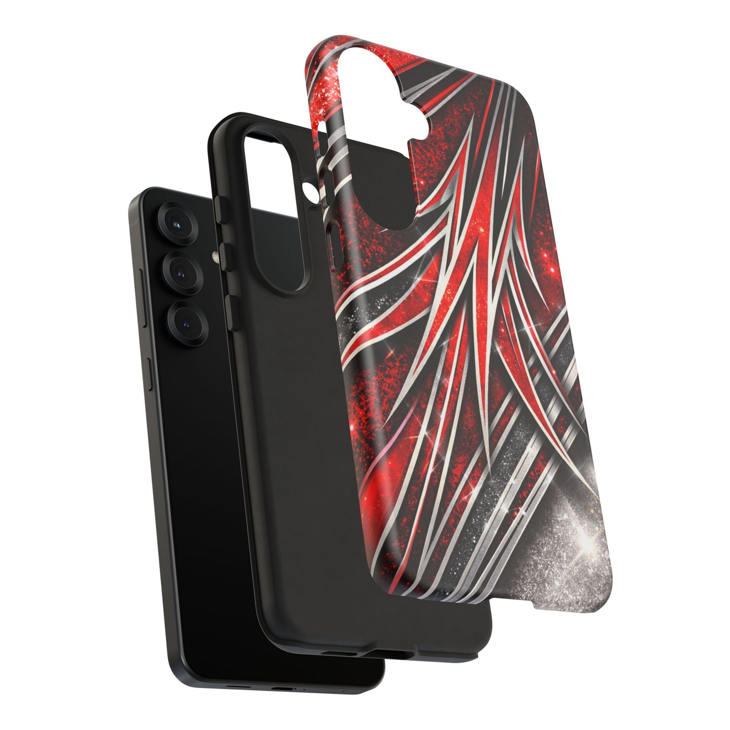 Mini Truck Inspired Pinstripe Graphic Heavy Duty Phone Case