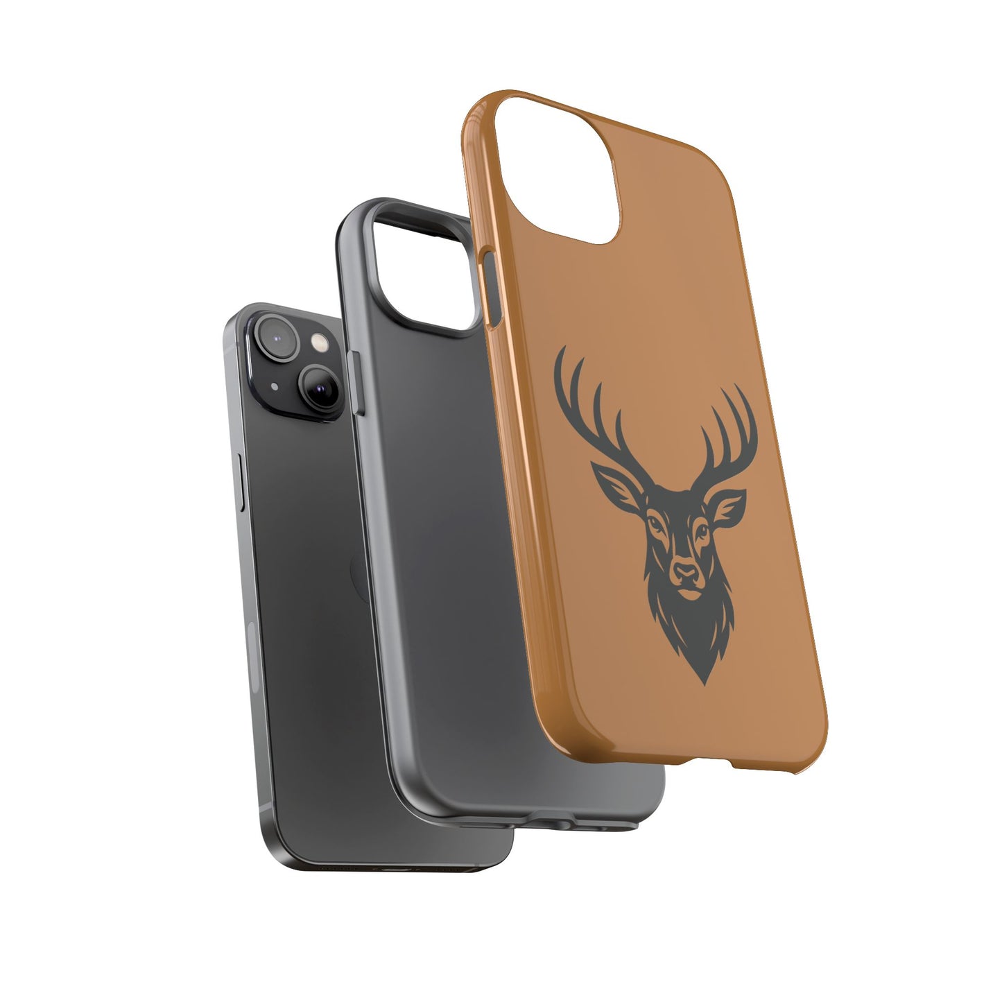 Phone Cases, Deer Buck with Antlers Wildlife Nature Design, Animal Lover Gift,