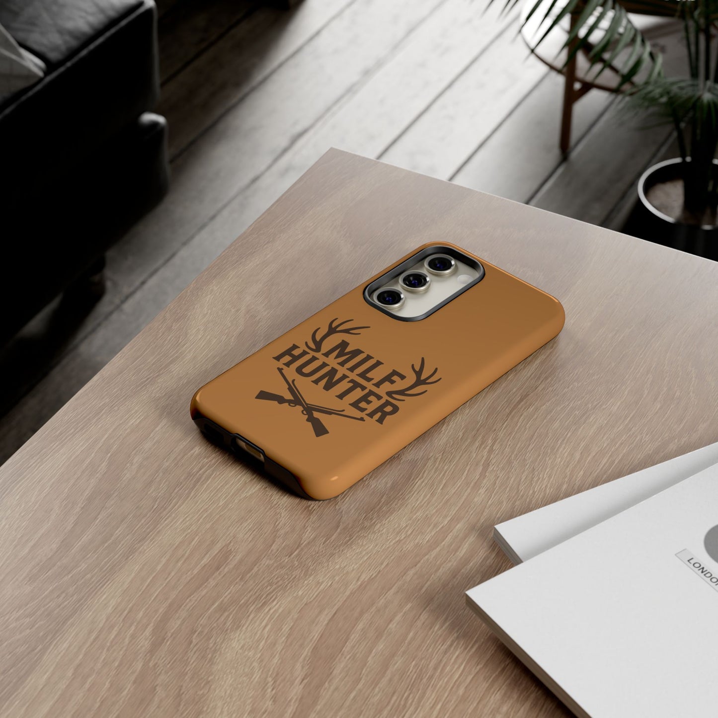 Phone Case, Funny Milf Hunter Design for Tough Cases, Rugged Protective Cover,