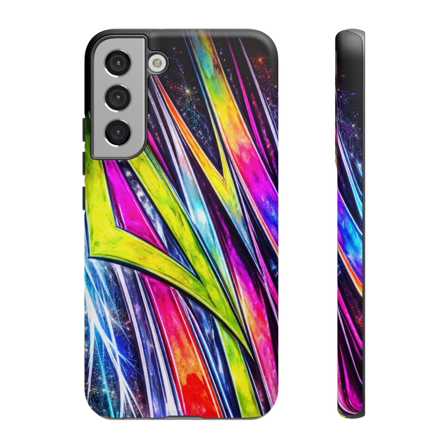 Neon Graffiti Phone Case | Tough Case, Vivid Abstract Street Art