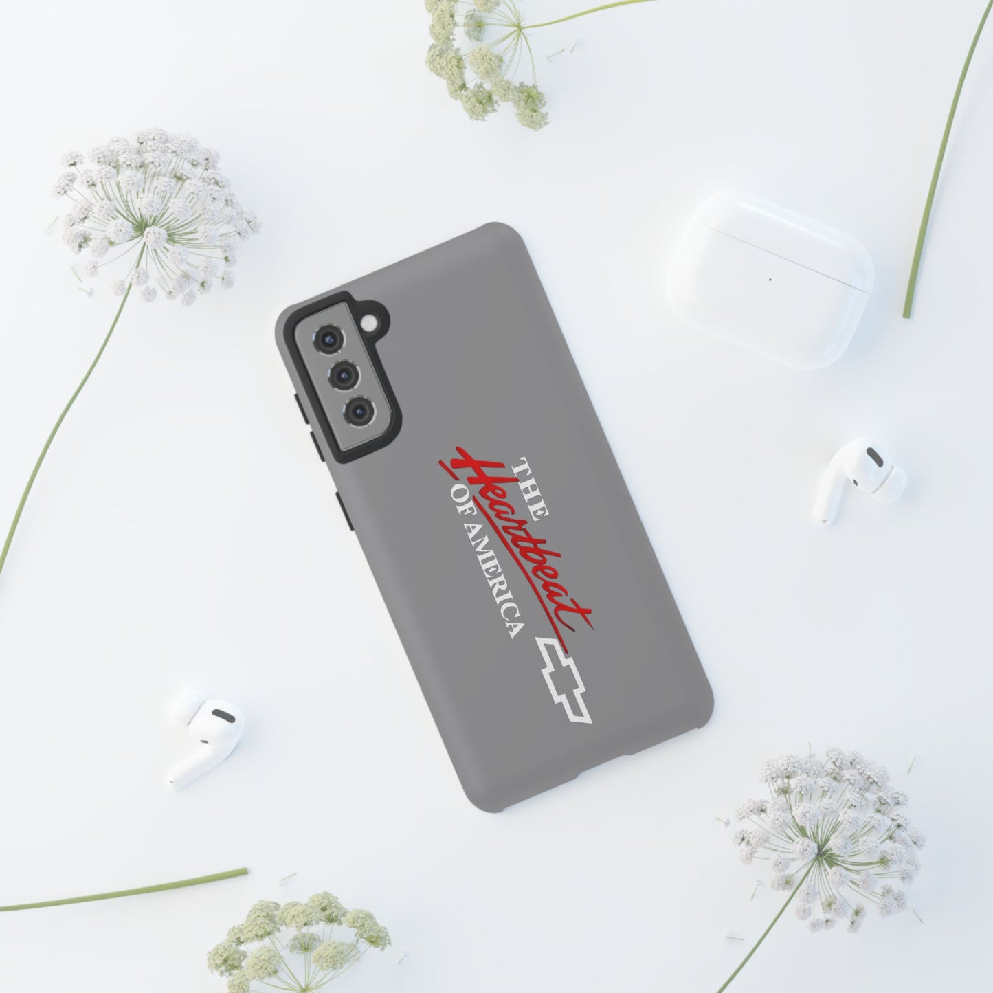 Phone Cases, Heartbeat of America Tough Case - Patriotic Gift, American Flag