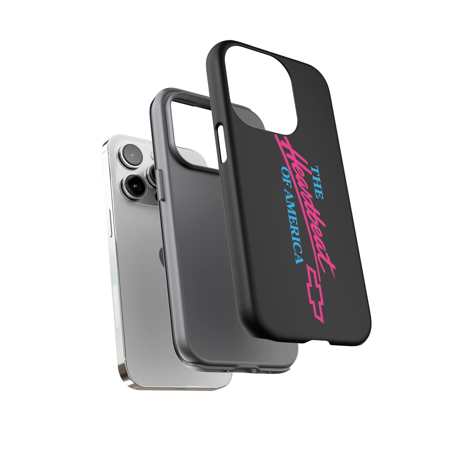 Phone Case — “The Heartbeat of America” Retro Chevy Logo, Slim Protective Cover