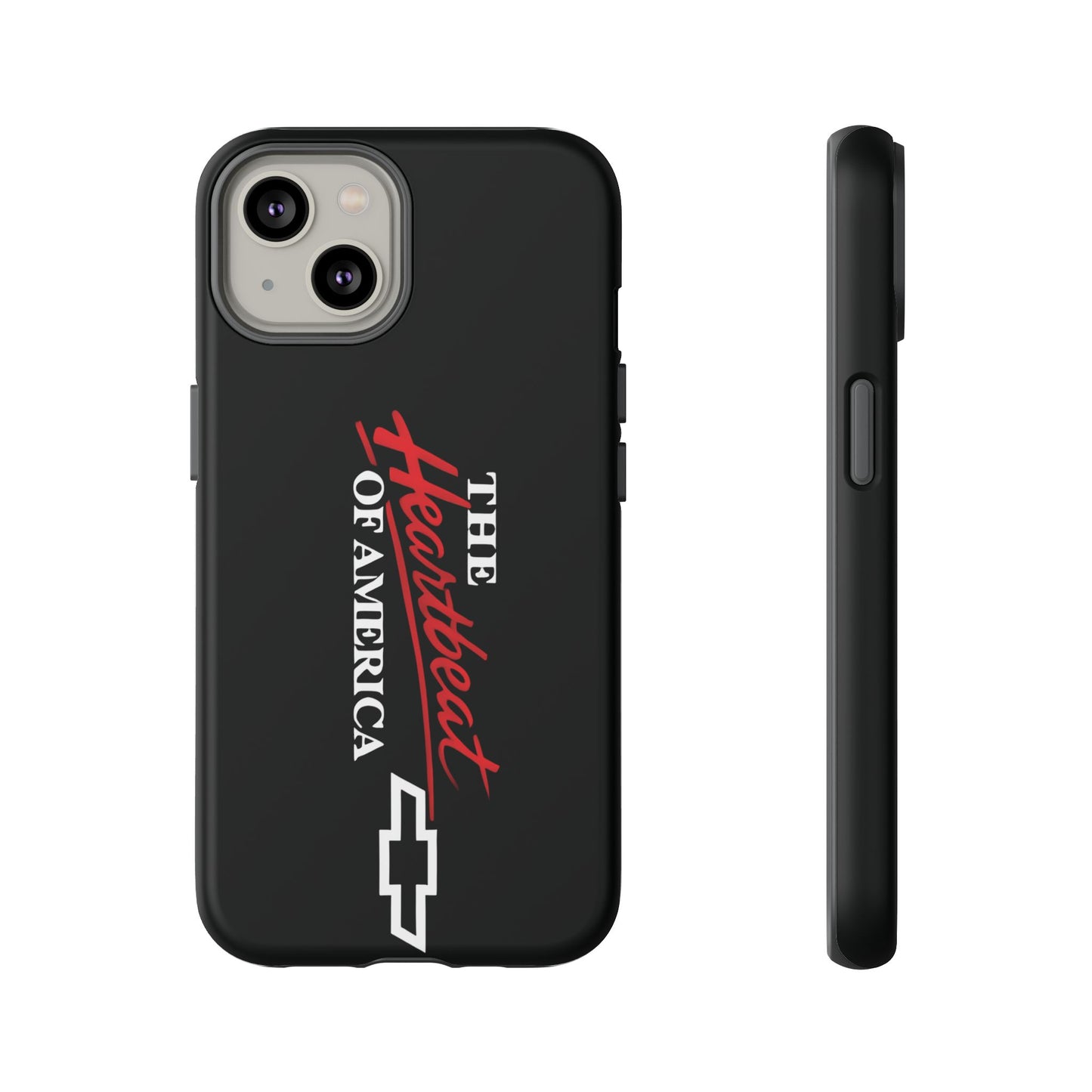 Chevy Phone Case, Tough Cases for Car Lovers, Vintage Style Cover, Heartbeat