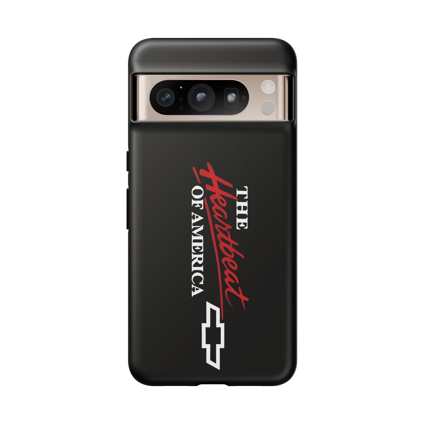Chevy Phone Case, Tough Cases for Car Lovers, Vintage Style Cover, Heartbeat
