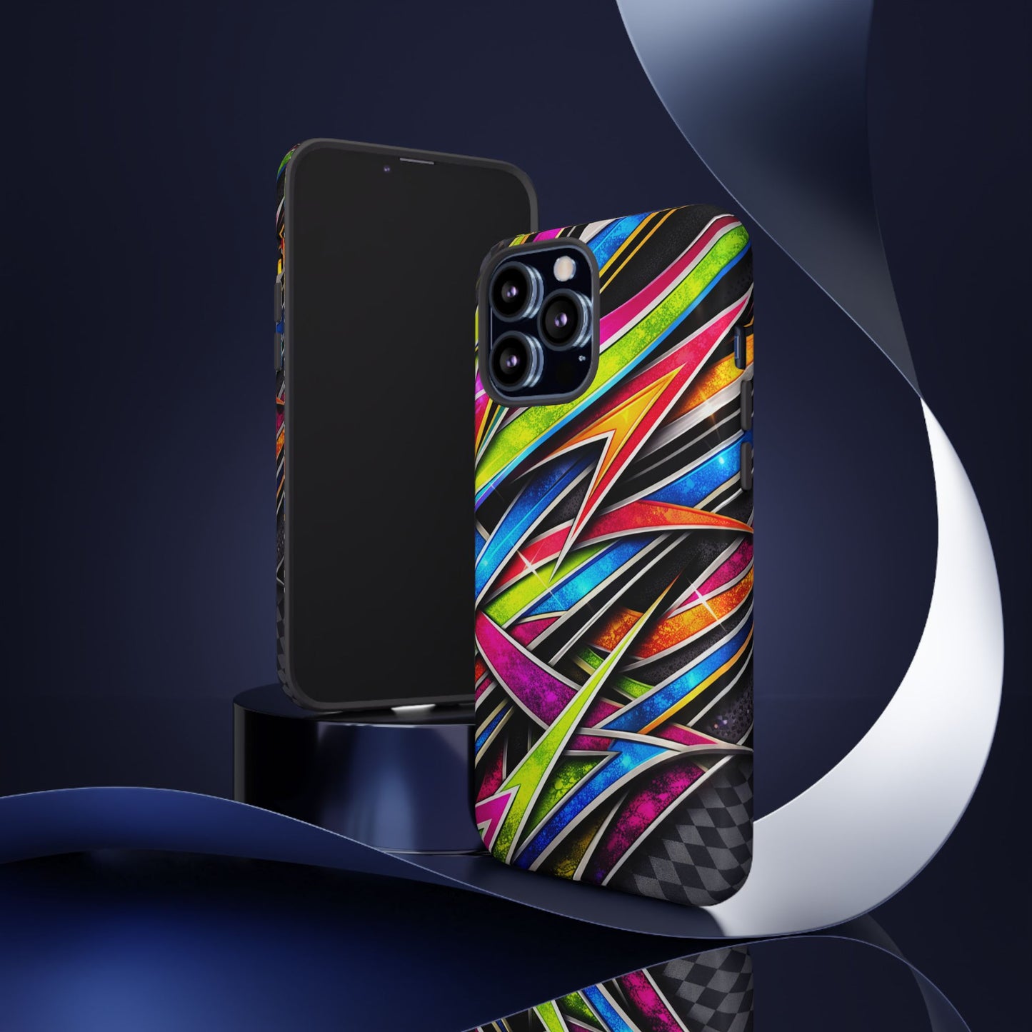 Minitruck Inspired Graphic Tough Phone Case – Impact Resistant