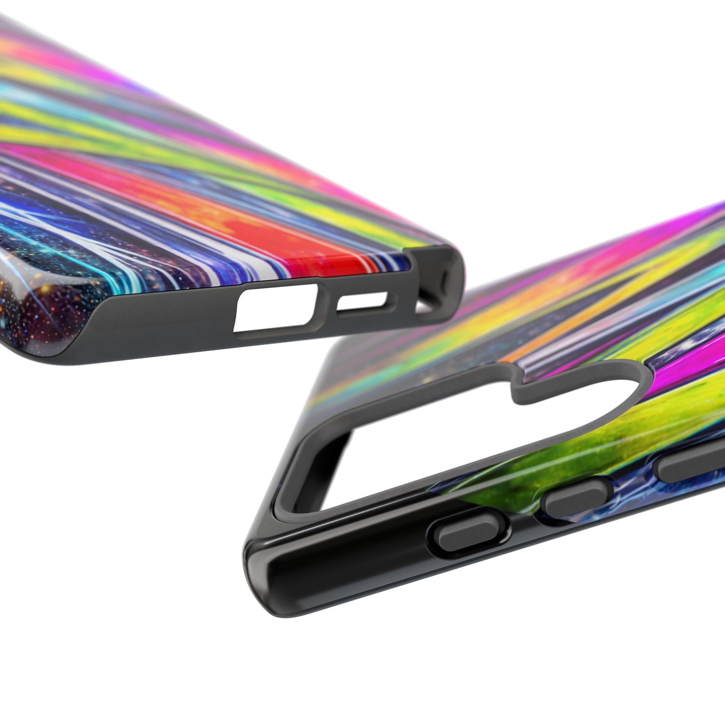Neon Graffiti Phone Case | Tough Case, Vivid Abstract Street Art