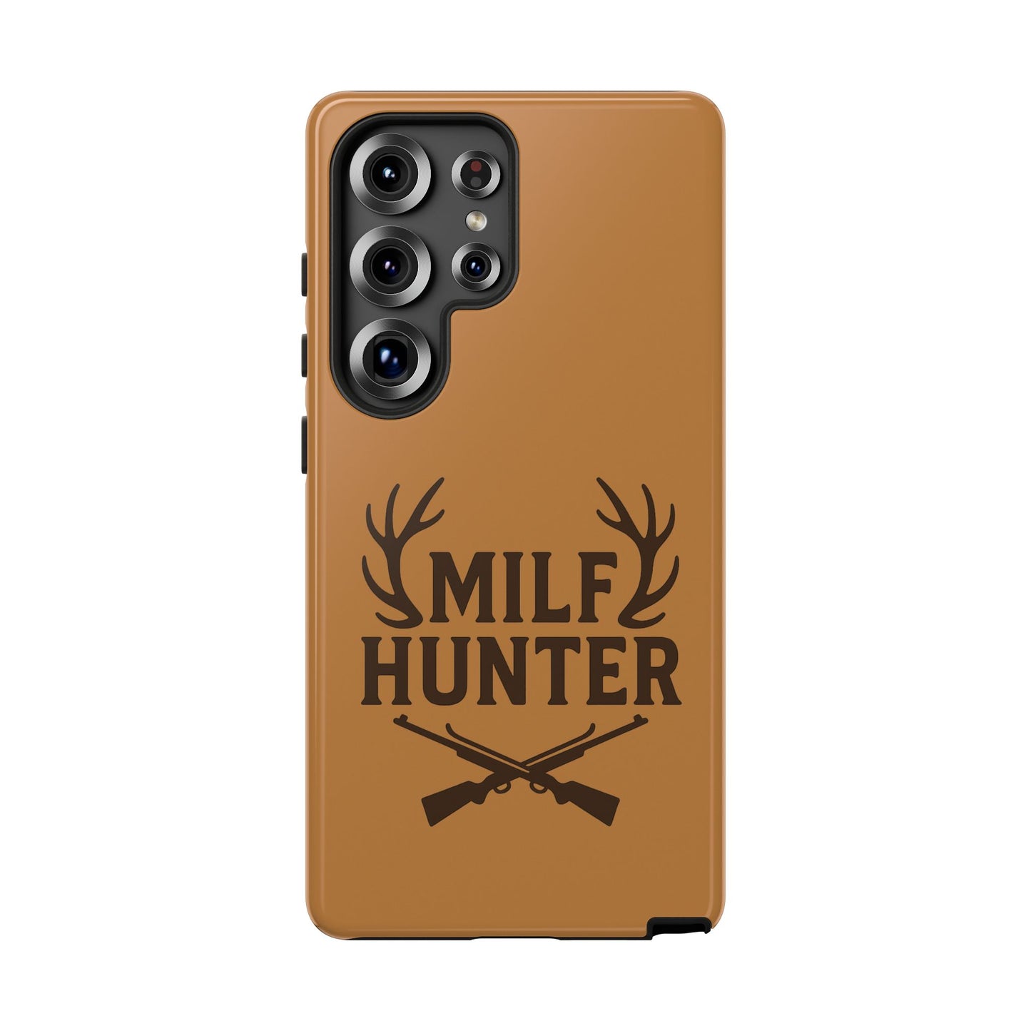 Phone Case, Funny Milf Hunter Design for Tough Cases, Rugged Protective Cover,