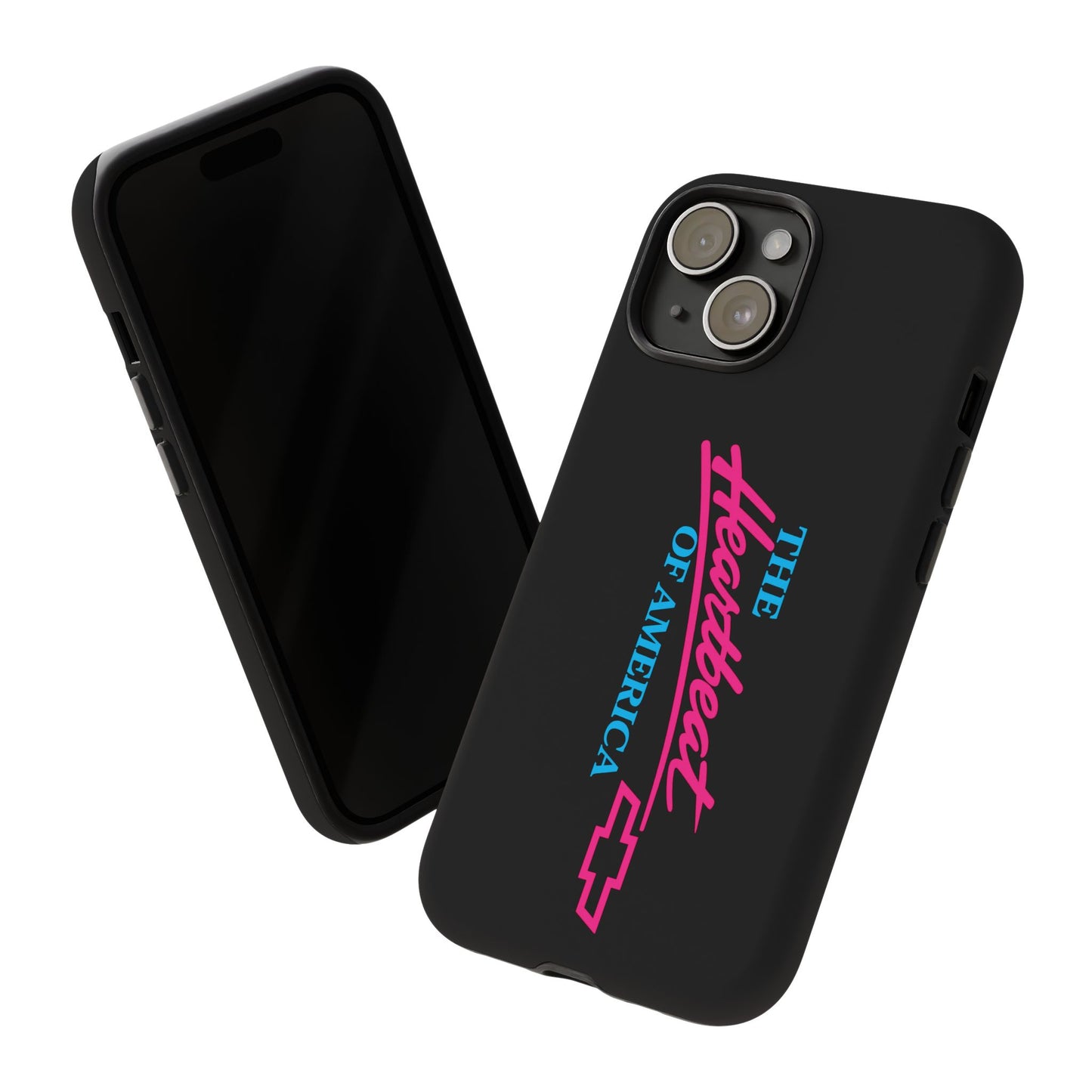 Phone Case — “The Heartbeat of America” Retro Chevy Logo, Slim Protective Cover