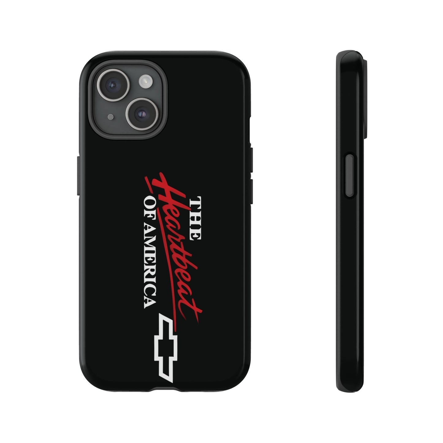 Chevy Phone Case, Tough Cases for Car Lovers, Vintage Style Cover, Heartbeat