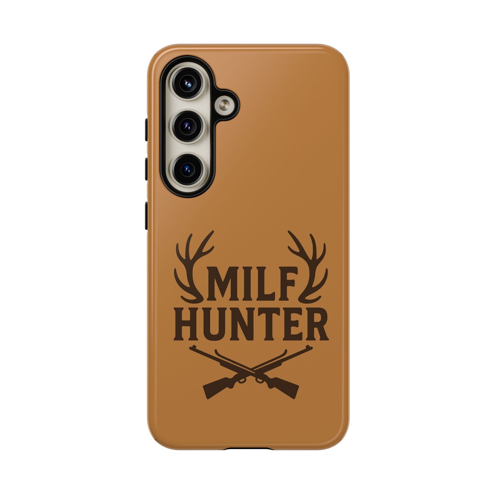 Phone Case, Funny Milf Hunter Design for Tough Cases, Rugged Protective Cover,