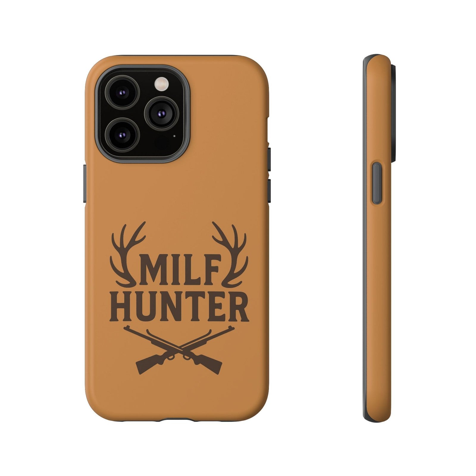 Phone Case, Funny Milf Hunter Design for Tough Cases, Rugged Protective Cover,