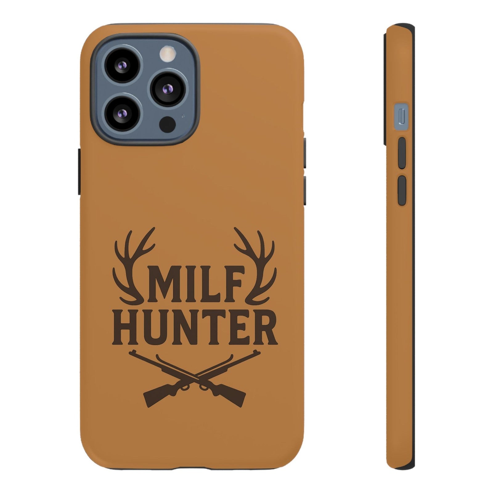 Phone Case, Funny Milf Hunter Design for Tough Cases, Rugged Protective Cover,