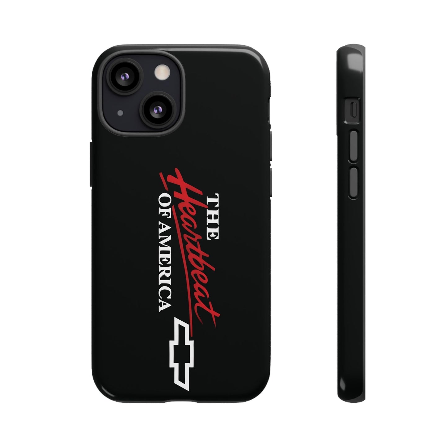 Chevy Phone Case, Tough Cases for Car Lovers, Vintage Style Cover, Heartbeat
