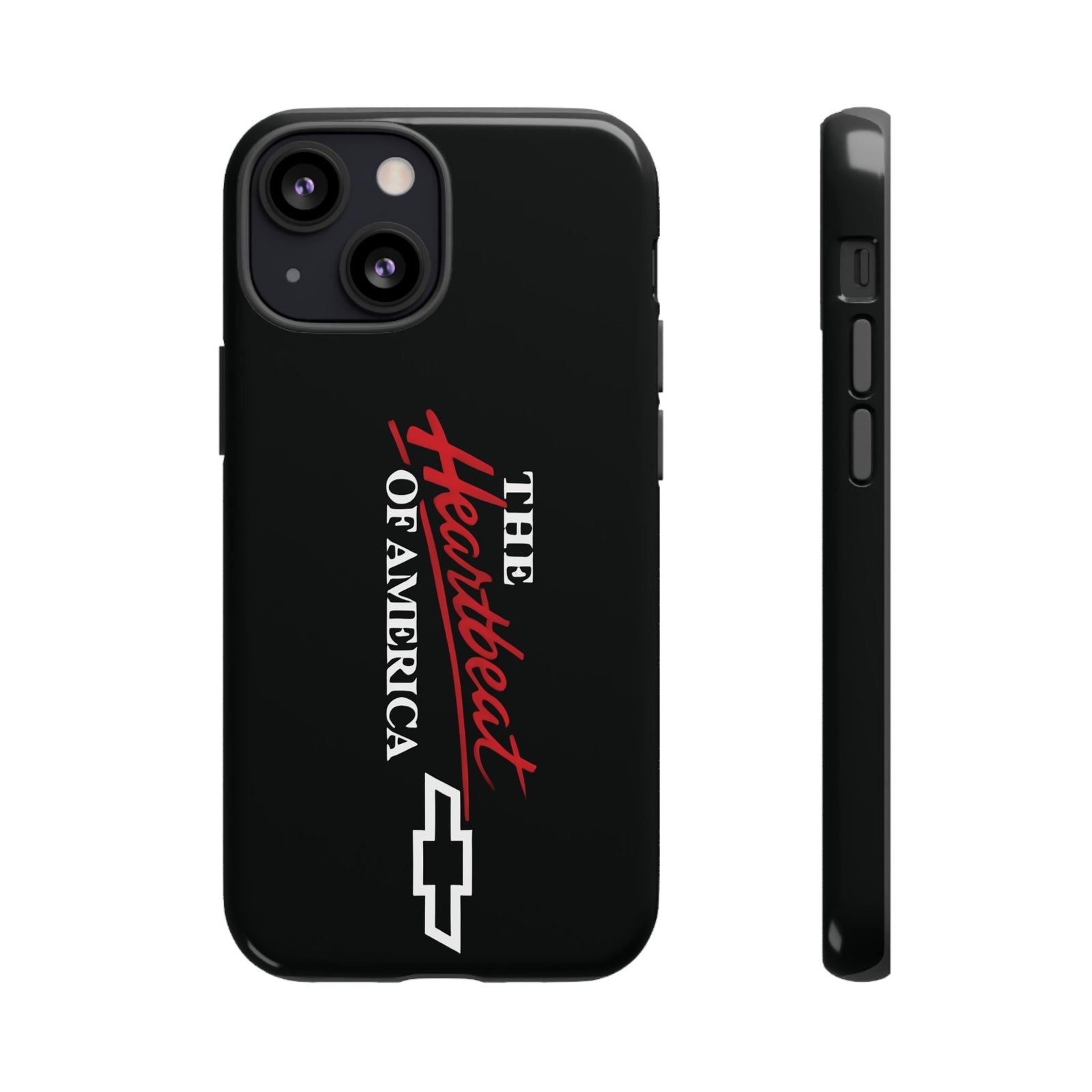 Chevy Phone Case, Tough Cases for Car Lovers, Vintage Style Cover, Heartbeat