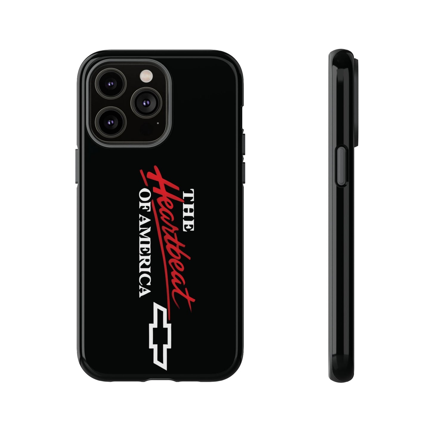 Chevy Phone Case, Tough Cases for Car Lovers, Vintage Style Cover, Heartbeat
