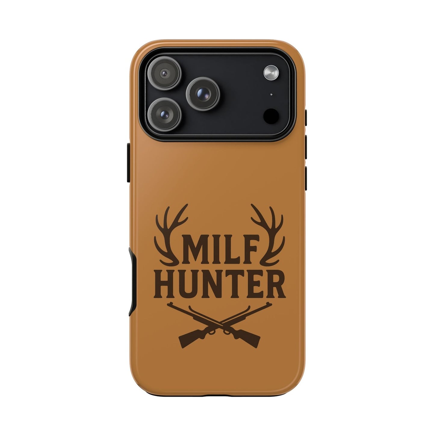 Phone Case, Funny Milf Hunter Design for Tough Cases, Rugged Protective Cover,
