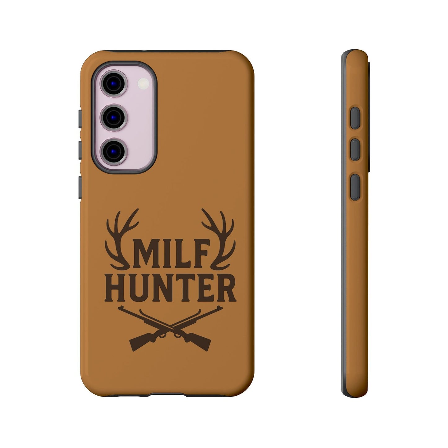 Phone Case, Funny Milf Hunter Design for Tough Cases, Rugged Protective Cover,