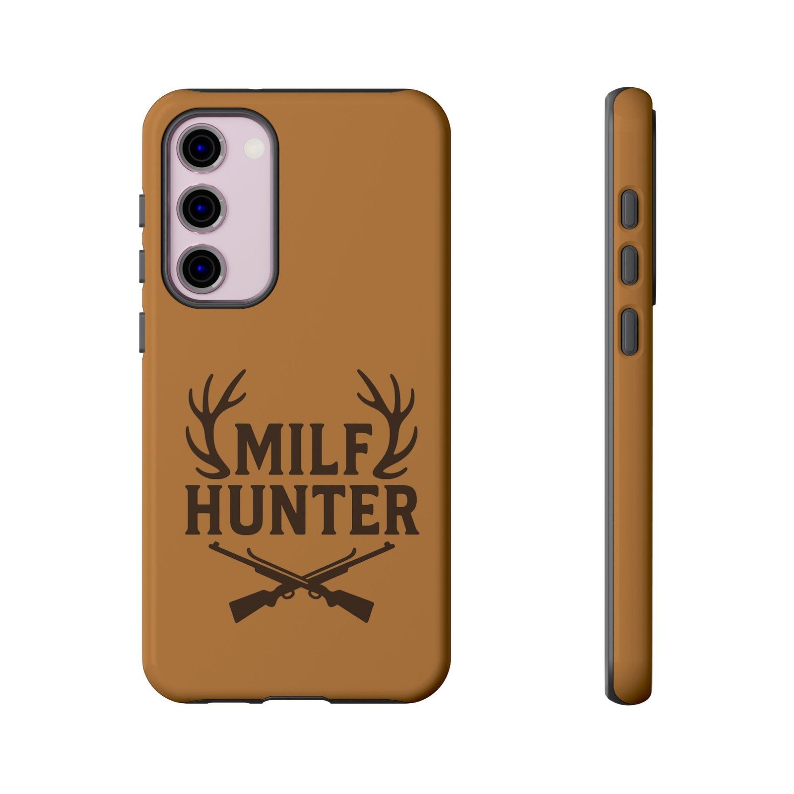 Phone Case, Funny Milf Hunter Design for Tough Cases, Rugged Protective Cover,