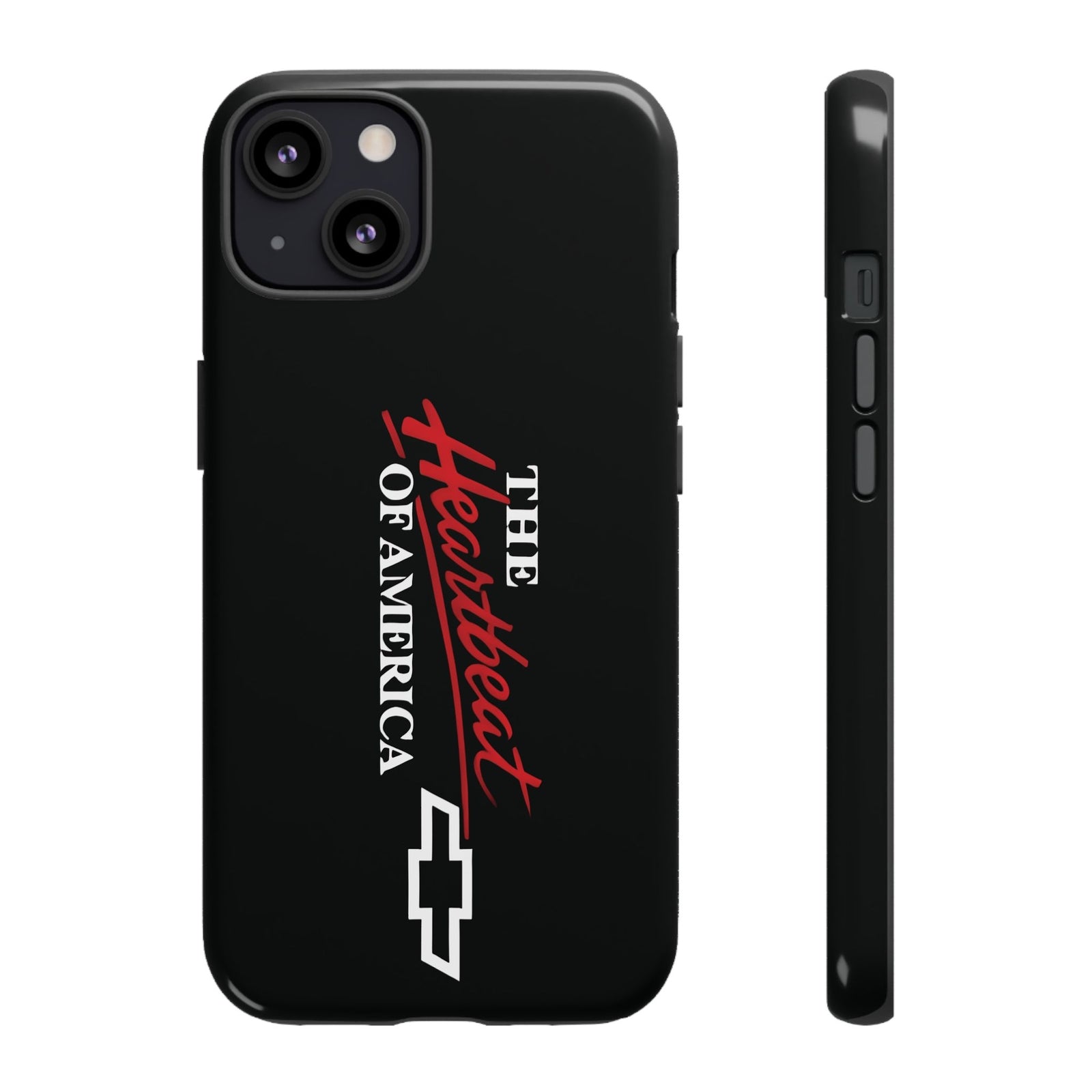 Chevy Phone Case, Tough Cases for Car Lovers, Vintage Style Cover, Heartbeat