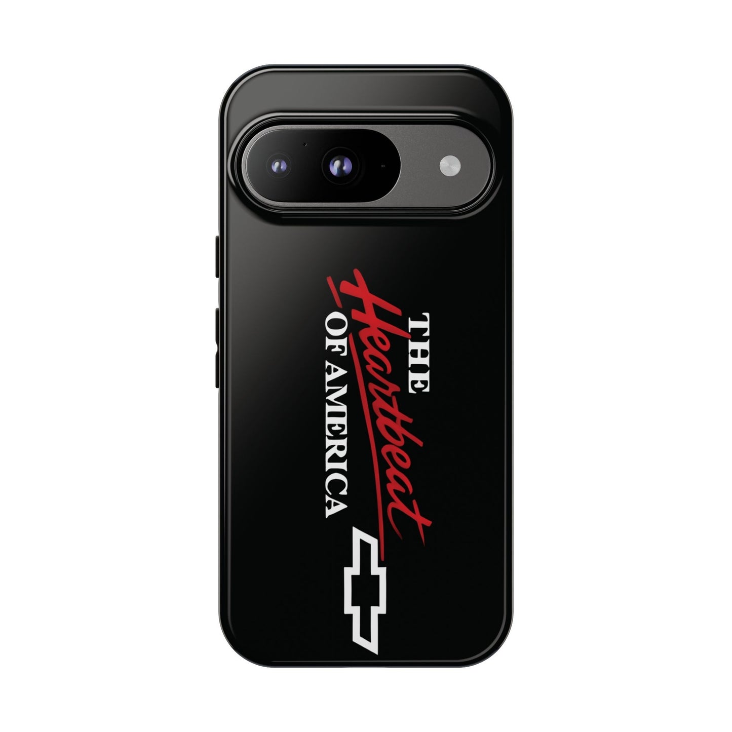 Chevy Phone Case, Tough Cases for Car Lovers, Vintage Style Cover, Heartbeat
