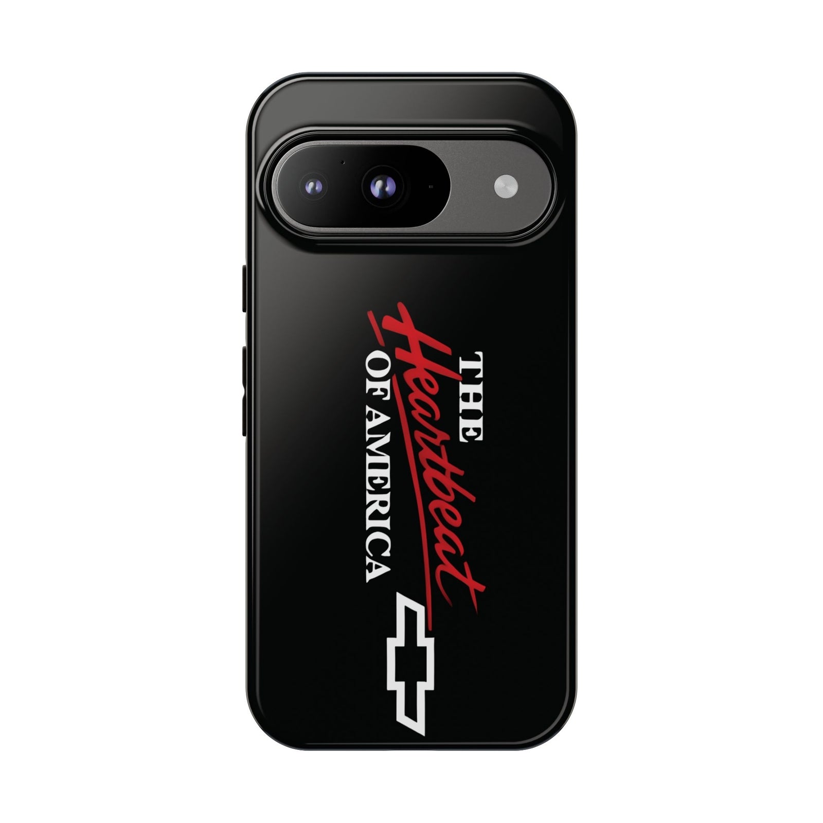 Chevy Phone Case, Tough Cases for Car Lovers, Vintage Style Cover, Heartbeat