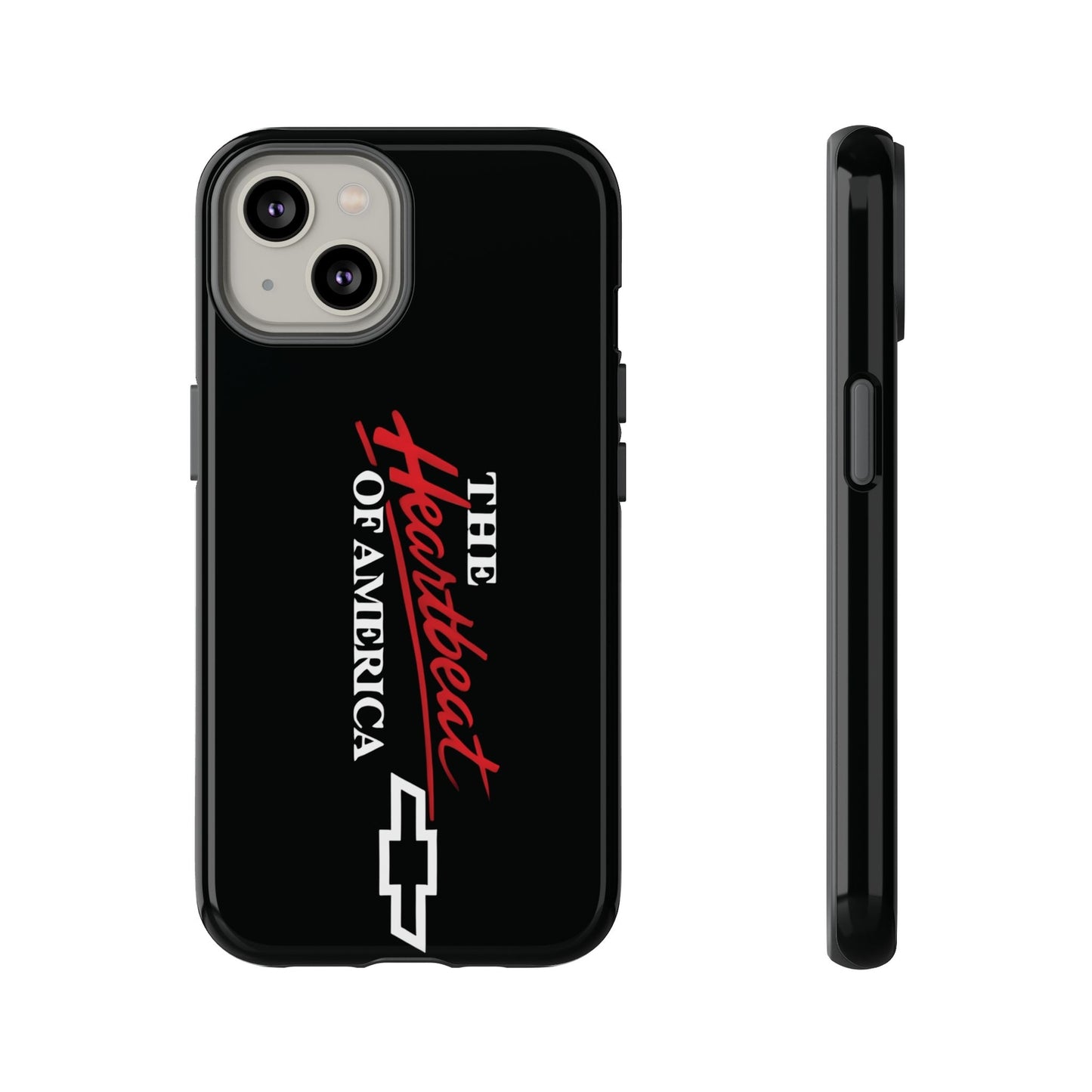 Chevy Phone Case, Tough Cases for Car Lovers, Vintage Style Cover, Heartbeat