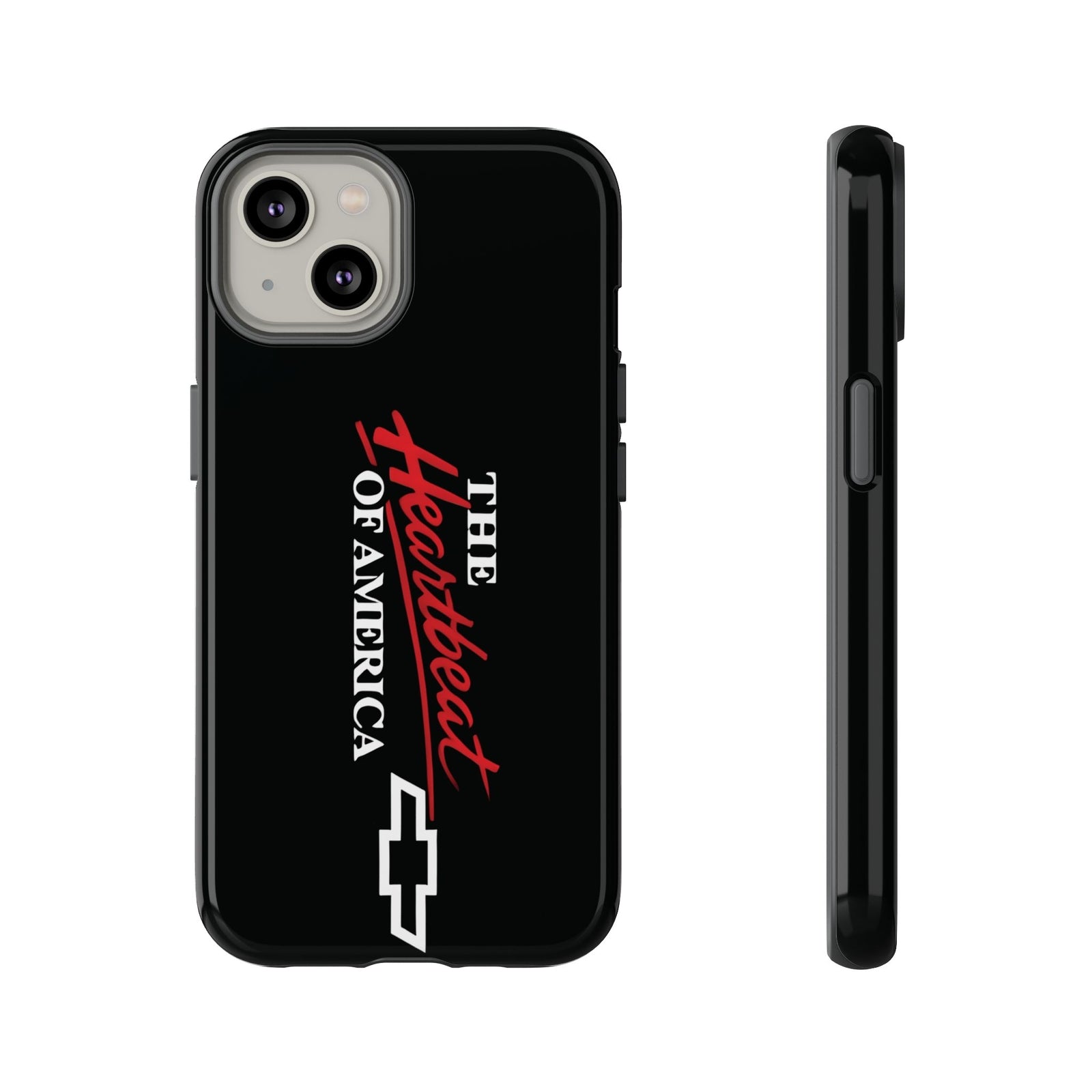 Chevy Phone Case, Tough Cases for Car Lovers, Vintage Style Cover, Heartbeat