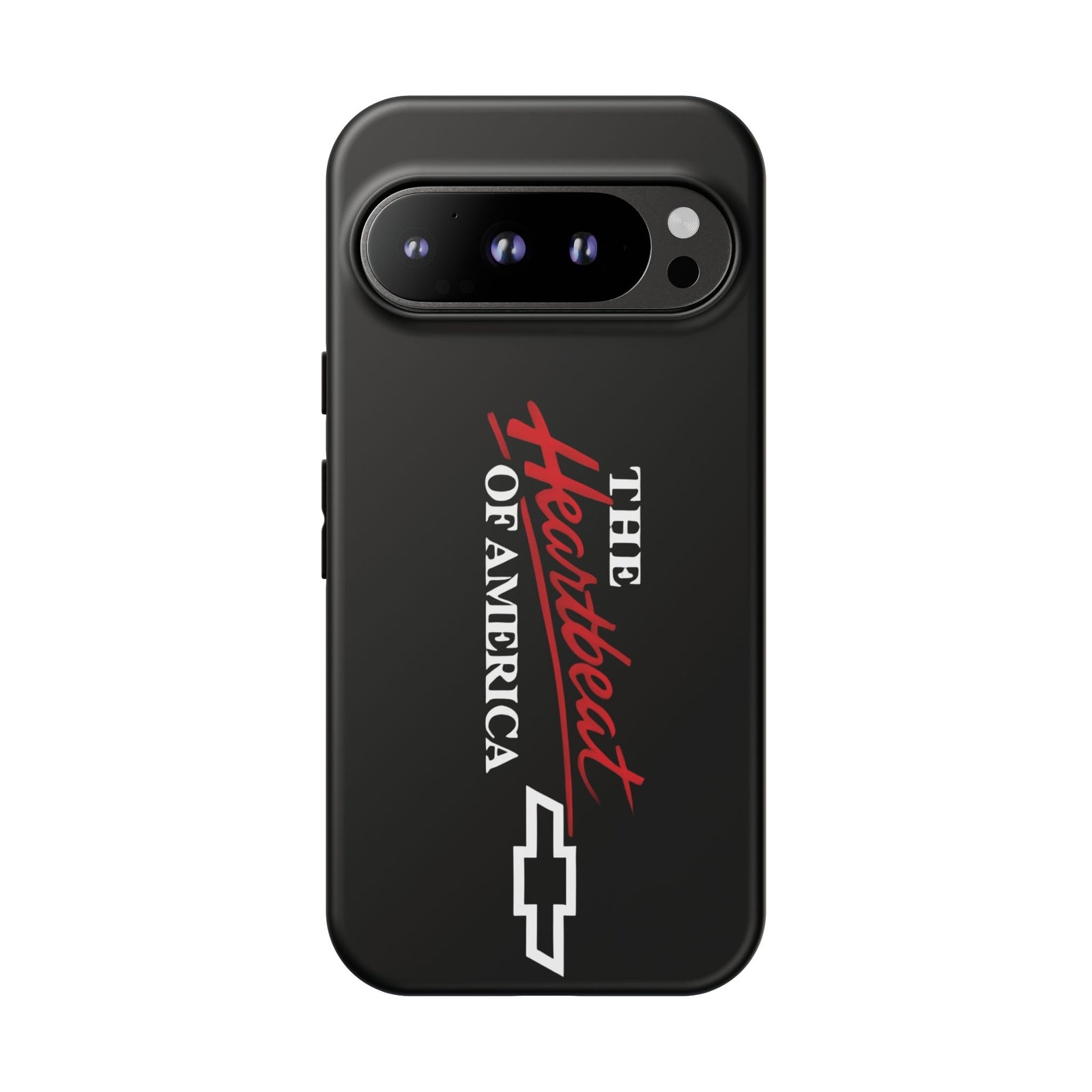 Chevy Phone Case, Tough Cases for Car Lovers, Vintage Style Cover, Heartbeat