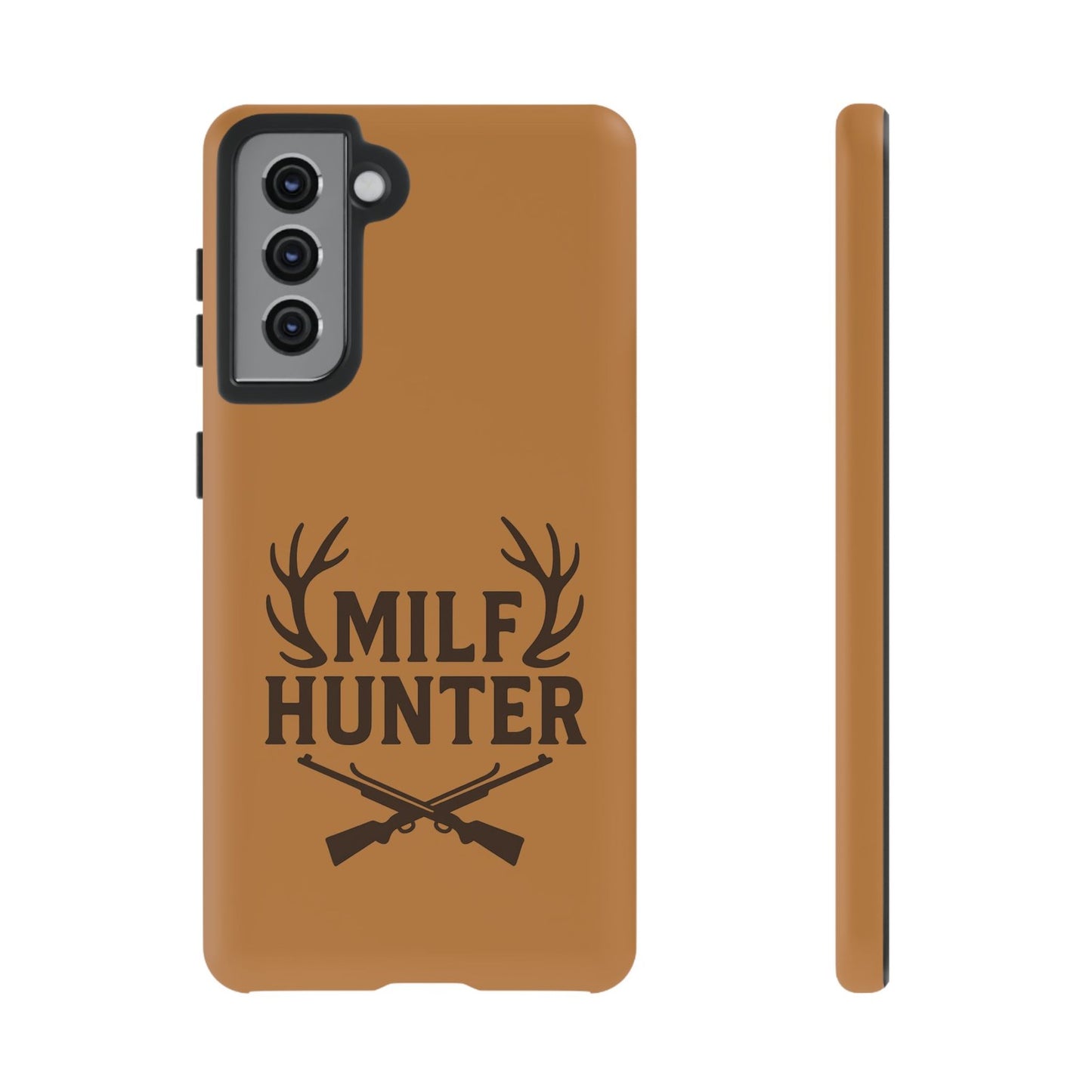 Phone Case, Funny Milf Hunter Design for Tough Cases, Rugged Protective Cover,