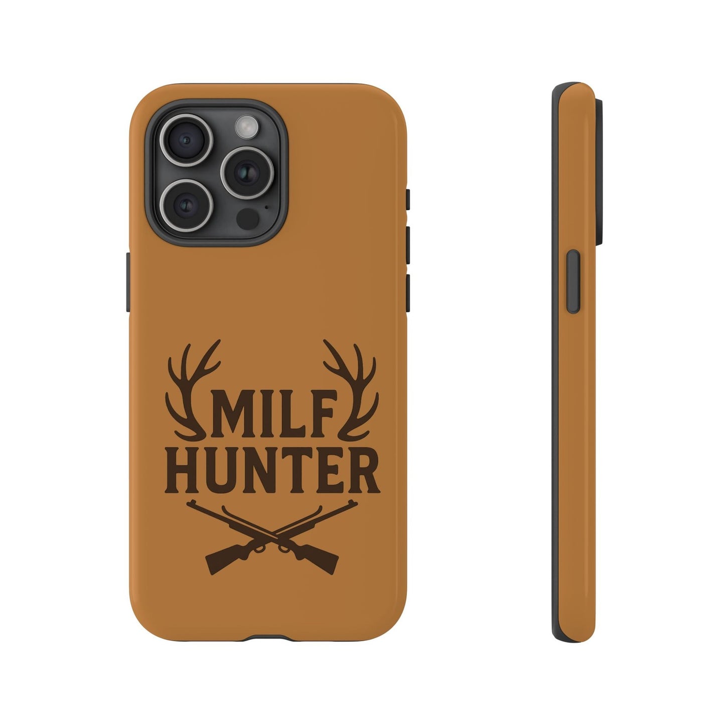 Phone Case, Funny Milf Hunter Design for Tough Cases, Rugged Protective Cover,