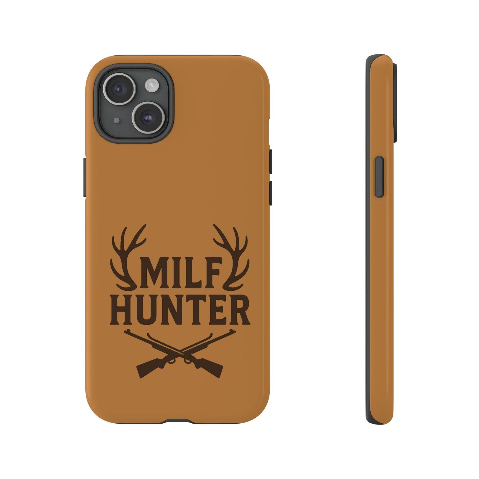 Phone Case, Funny Milf Hunter Design for Tough Cases, Rugged Protective Cover,