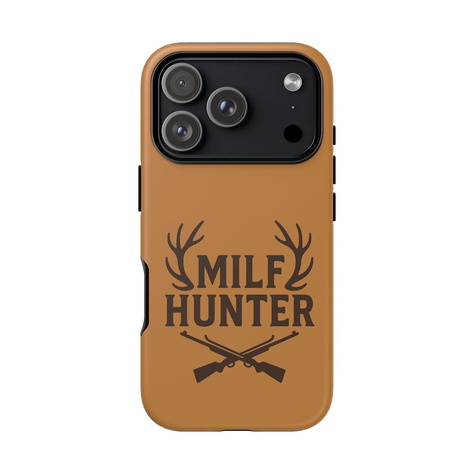 Phone Case, Funny Milf Hunter Design for Tough Cases, Rugged Protective Cover,