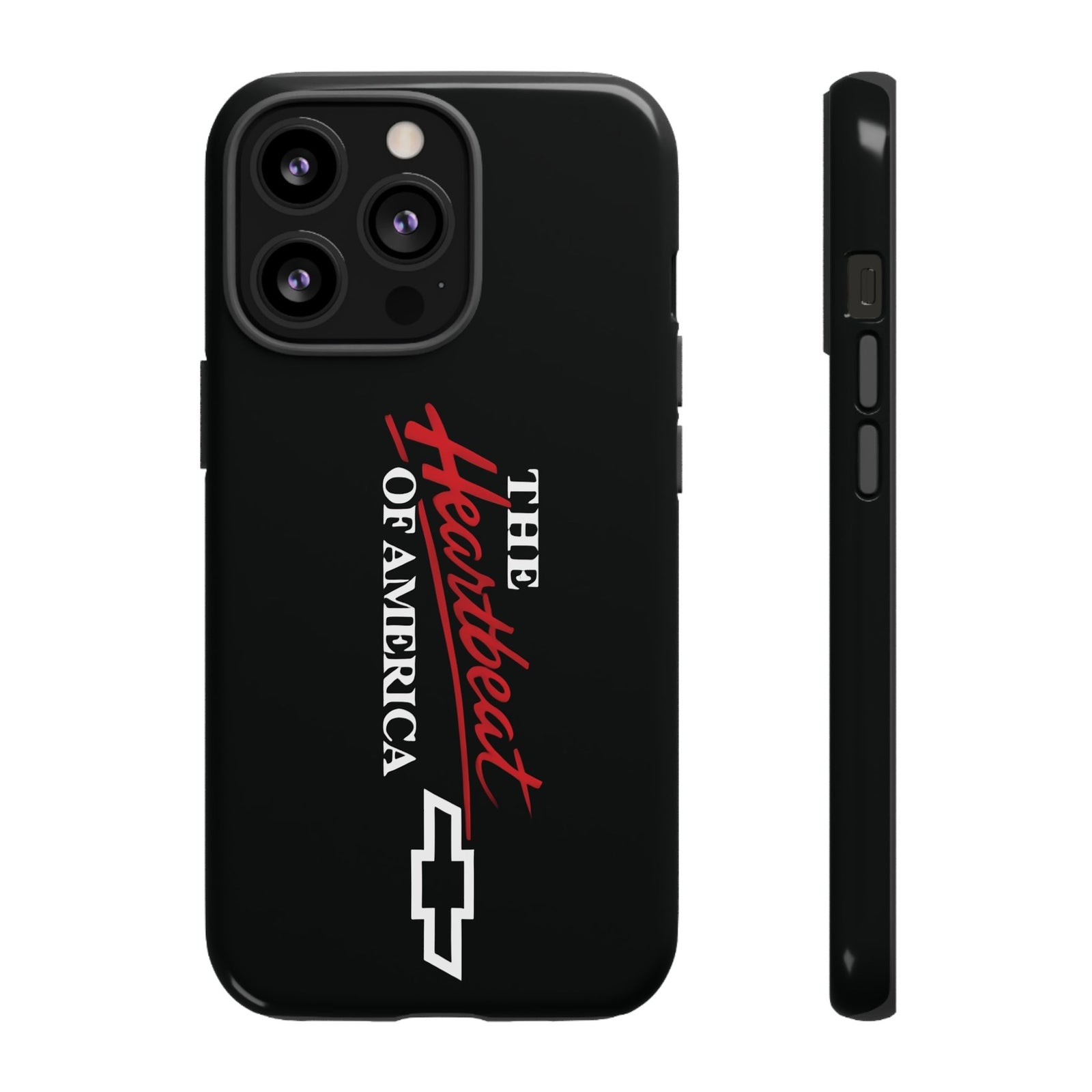 Chevy Phone Case, Tough Cases for Car Lovers, Vintage Style Cover, Heartbeat