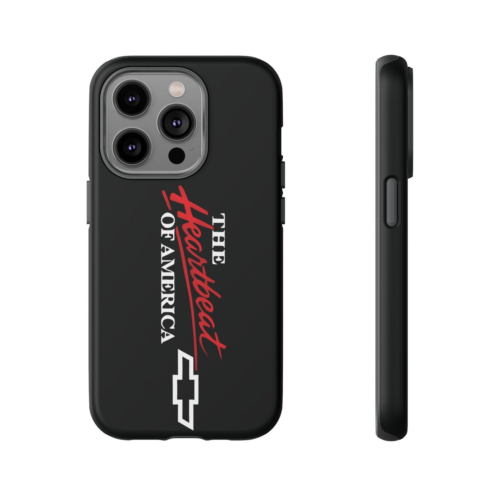 Chevy Phone Case, Tough Cases for Car Lovers, Vintage Style Cover, Heartbeat