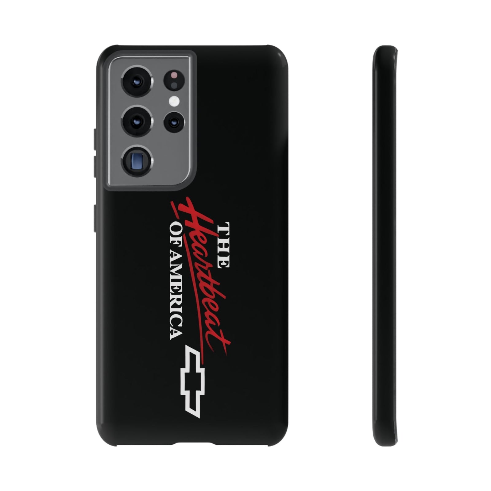 Chevy Phone Case, Tough Cases for Car Lovers, Vintage Style Cover, Heartbeat