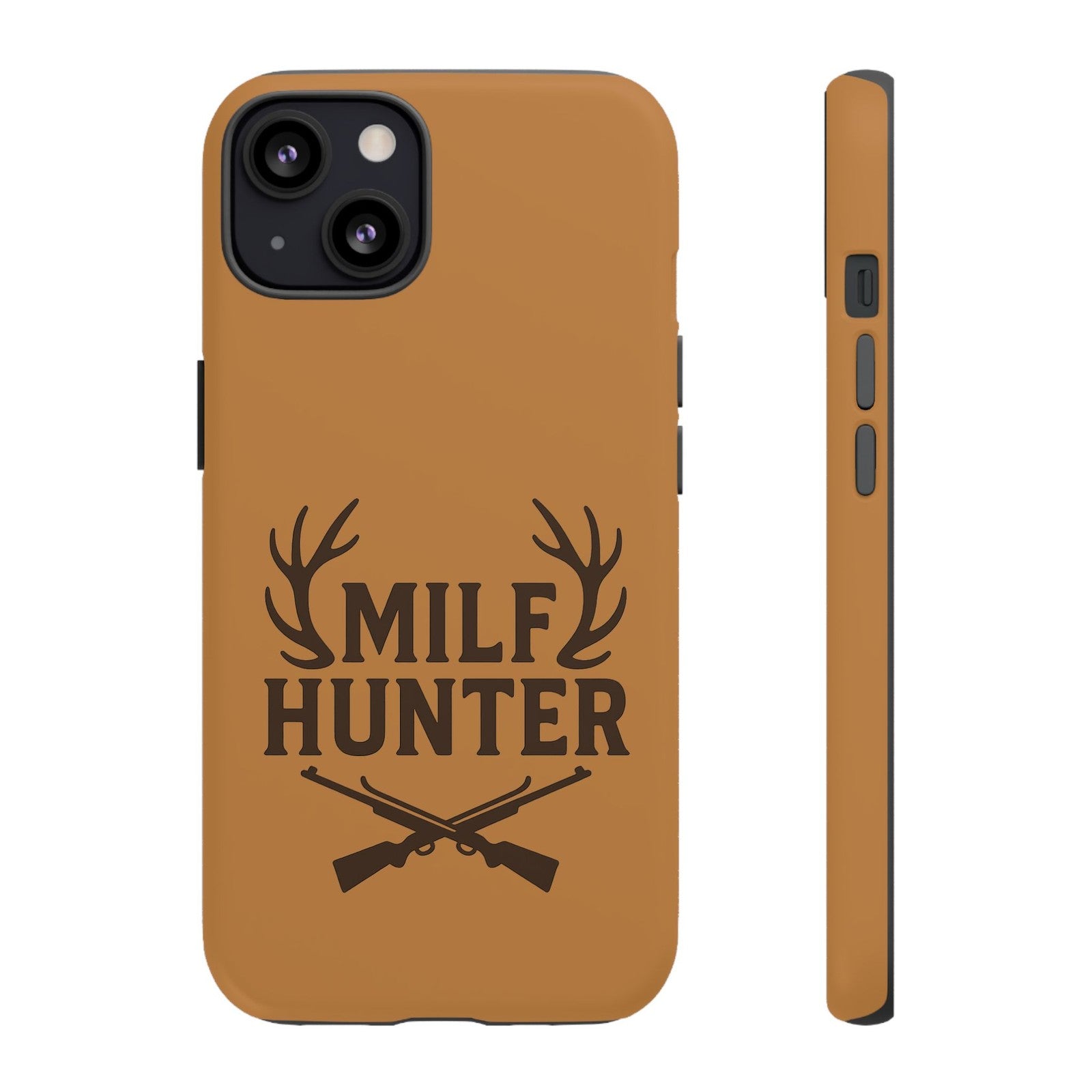 Phone Case, Funny Milf Hunter Design for Tough Cases, Rugged Protective Cover,