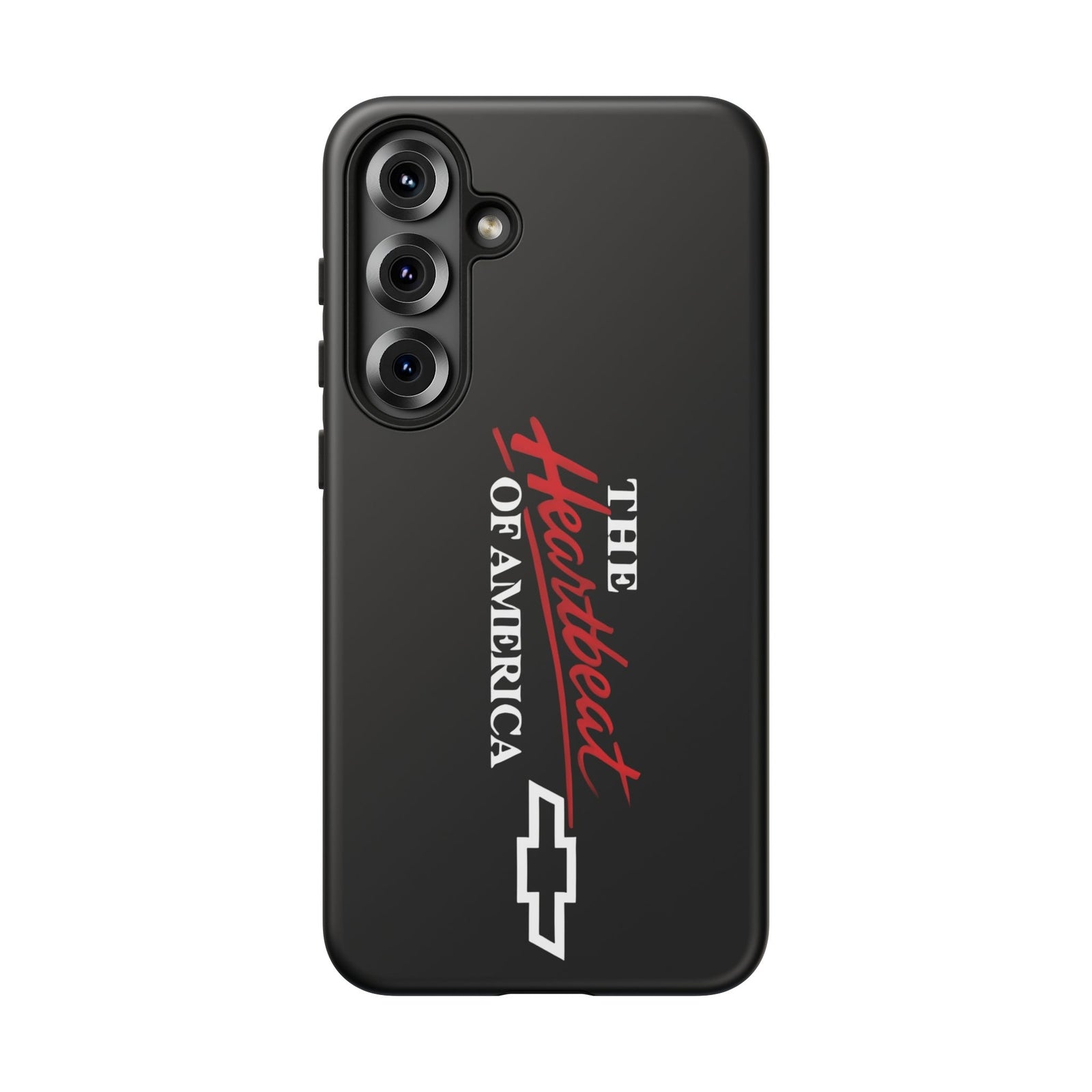 Chevy Phone Case, Tough Cases for Car Lovers, Vintage Style Cover, Heartbeat