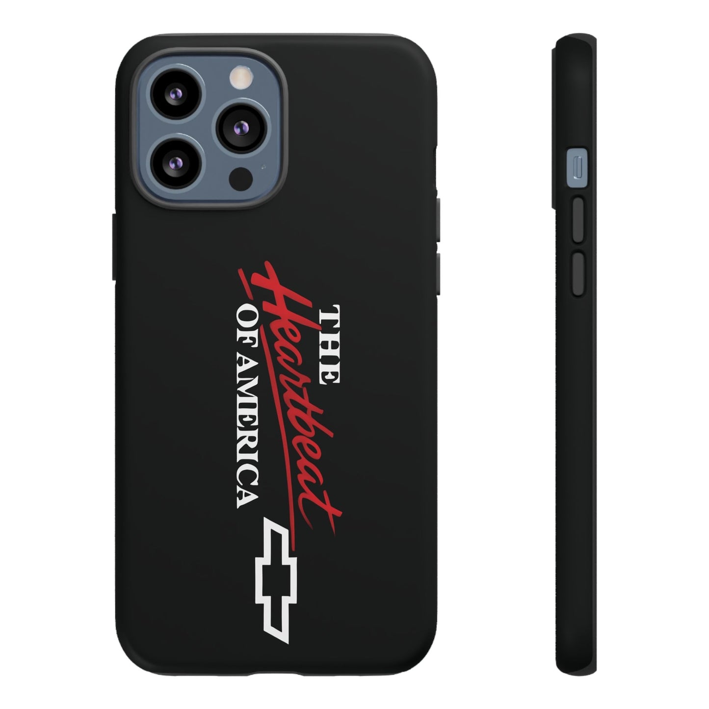 Chevy Phone Case, Tough Cases for Car Lovers, Vintage Style Cover, Heartbeat