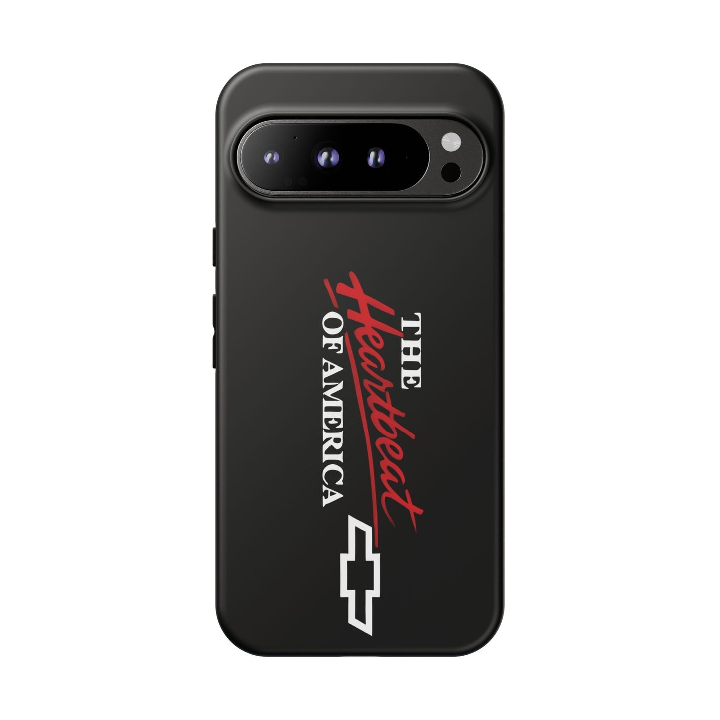 Chevy Phone Case, Tough Cases for Car Lovers, Vintage Style Cover, Heartbeat