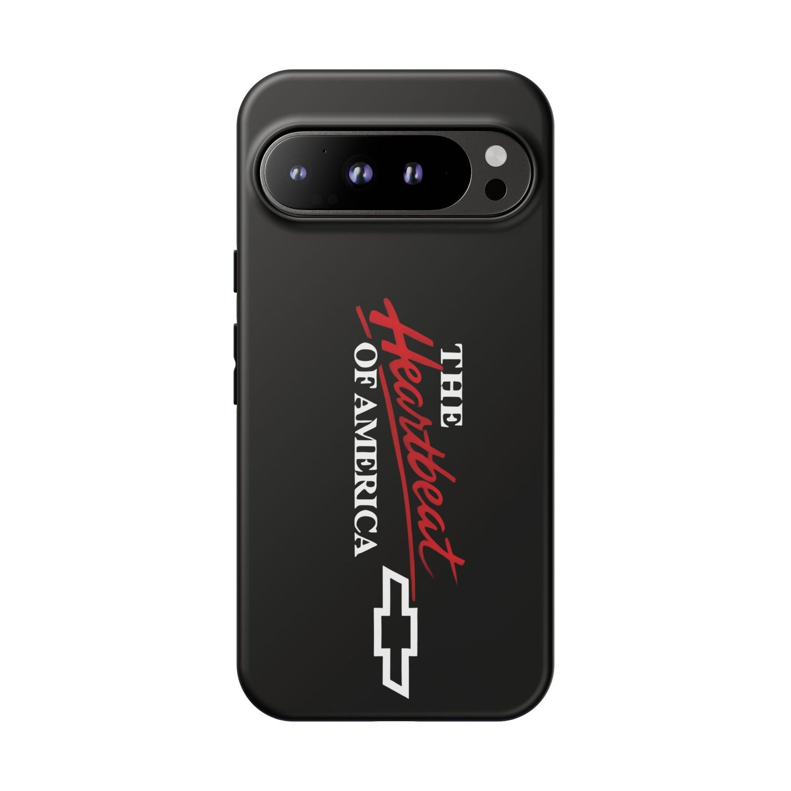 Chevy Phone Case, Tough Cases for Car Lovers, Vintage Style Cover, Heartbeat