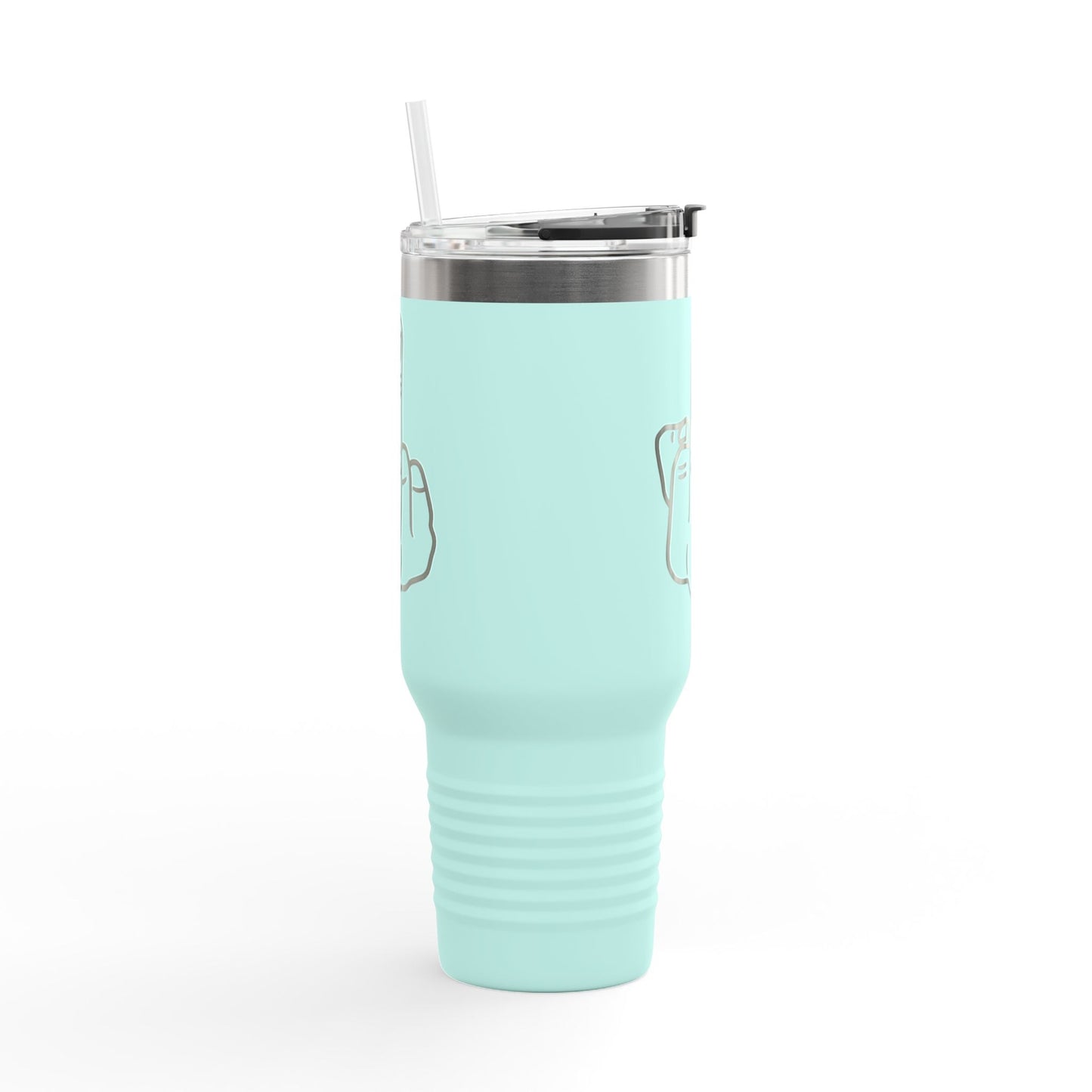 Middle finger Insulated Travel Mug, 40oz