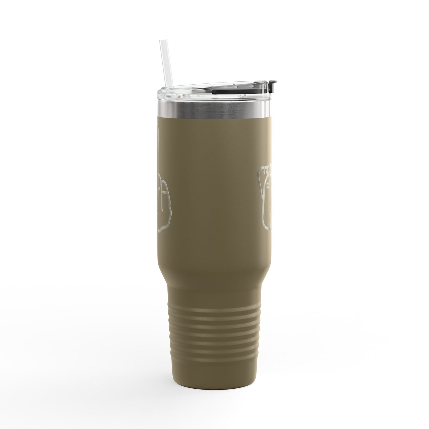 Middle finger Insulated Travel Mug, 40oz