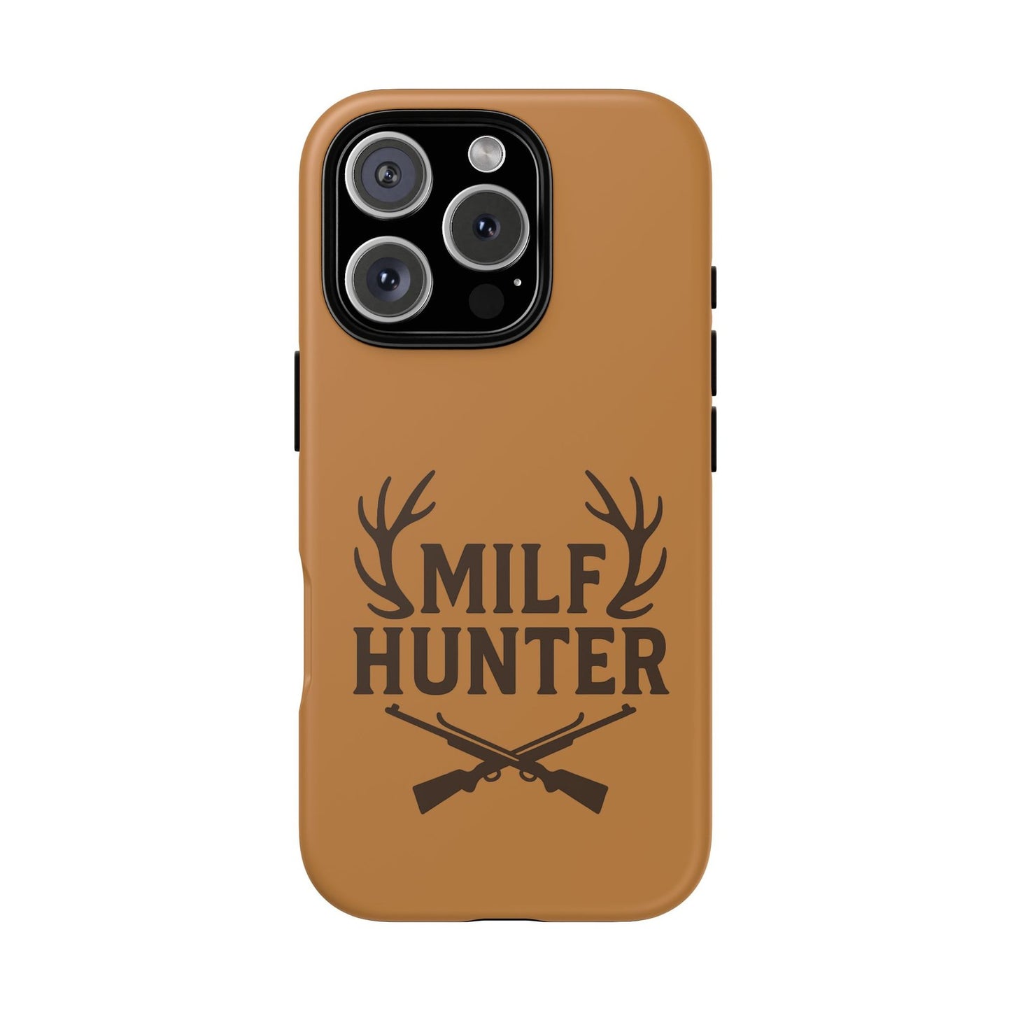 Phone Case, Funny Milf Hunter Design for Tough Cases, Rugged Protective Cover,